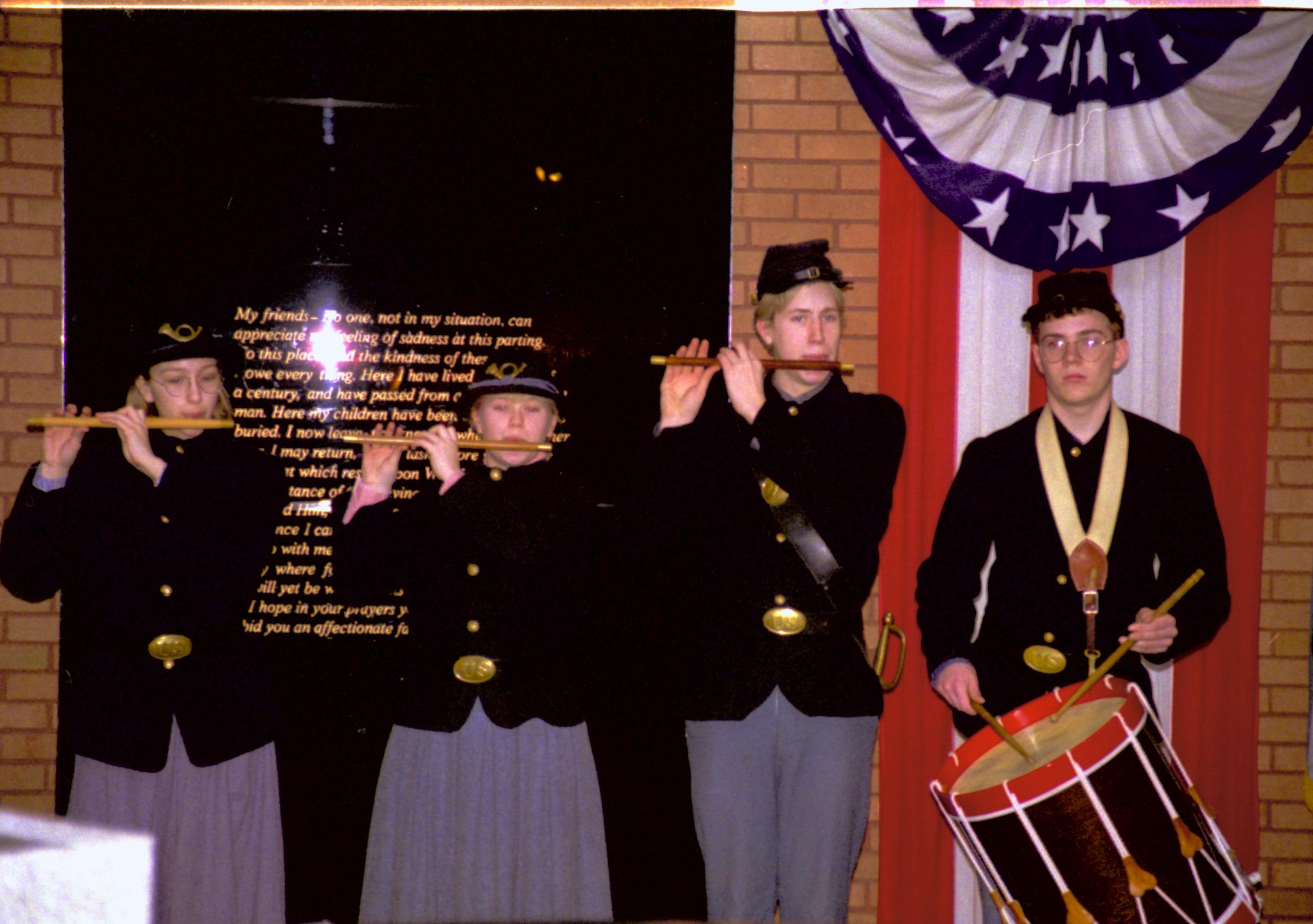 Camp Lion Fife and Drum Corps Lincoln Home NHS- Corneau House Restoration, roll N4 exp 1 Corneau House, restoration