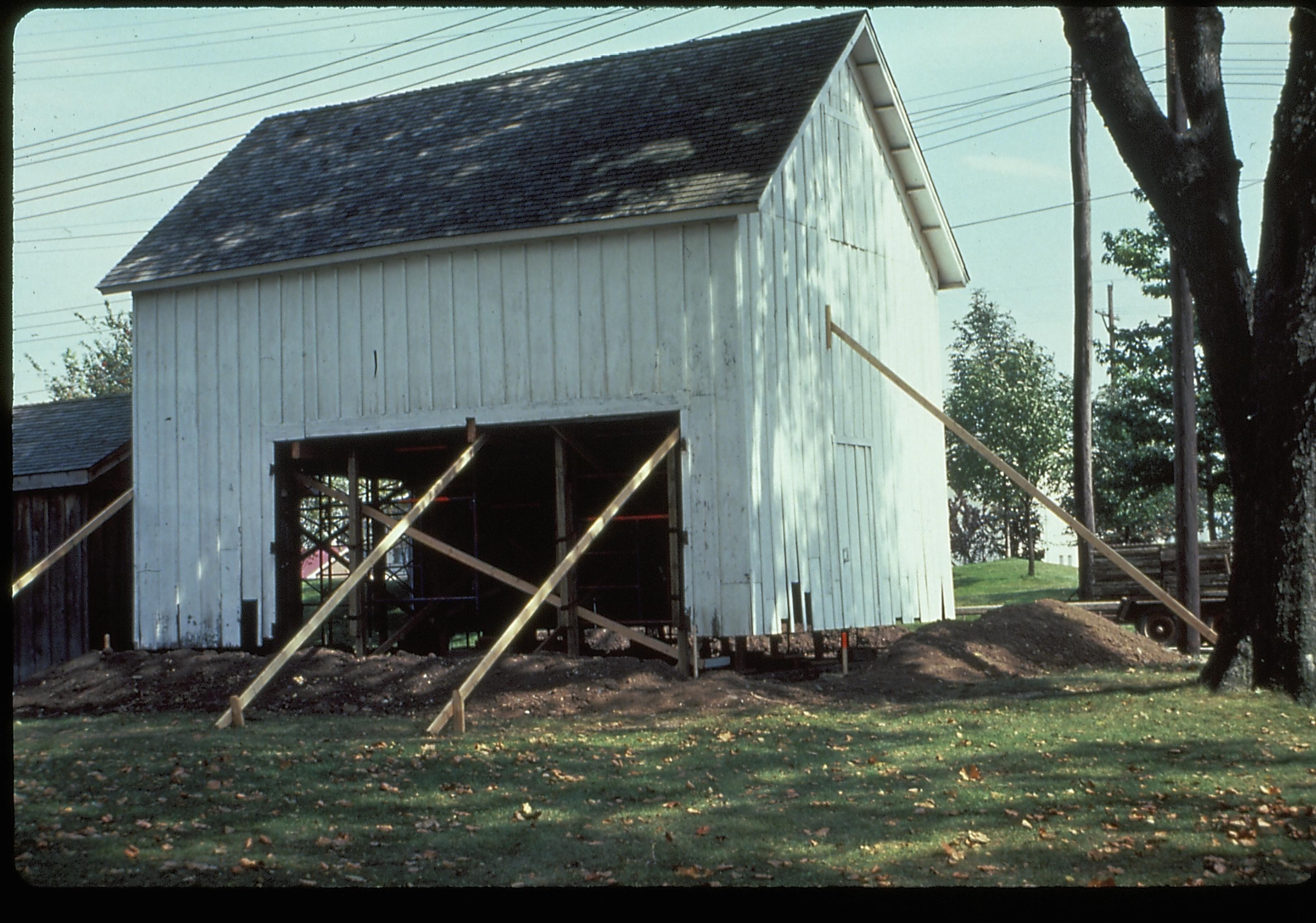 NA Lincoln Home NHS, Allen Barn, Lincoln Law Office Allen barn