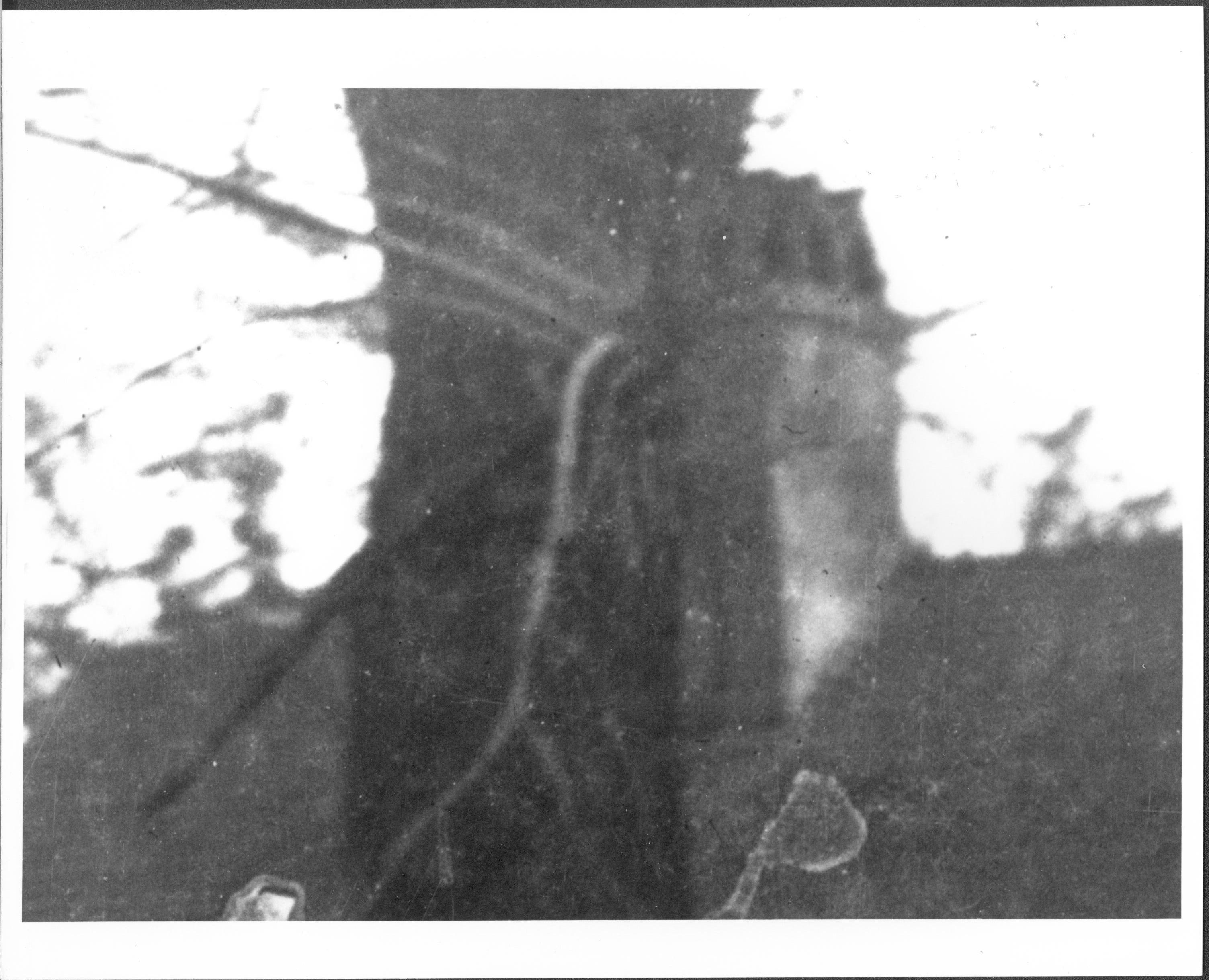 Enlarged photos of Arnold House chimney LIHO NHS- Arnold House, chimney, architects letter Arnold House, chimney