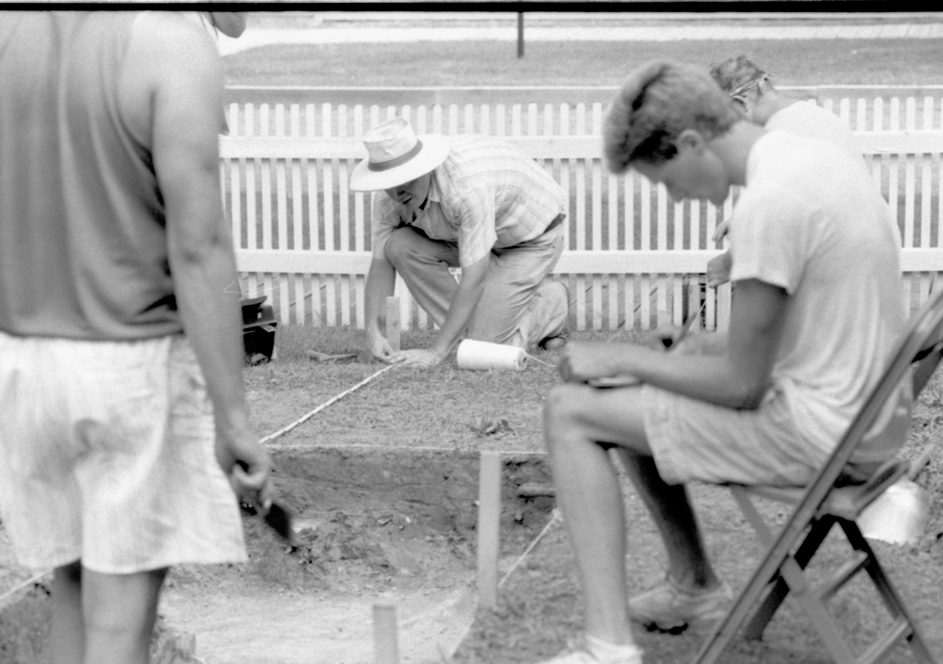 NA LIHO NHS- Arnold House Archeological Dig Arnold House, archeological dig