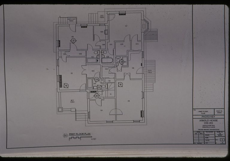 Arnold Historic Report, Arnold House floor plan LIHO NHS- Arnold House, historic structure report, 47 Arnold House, report
