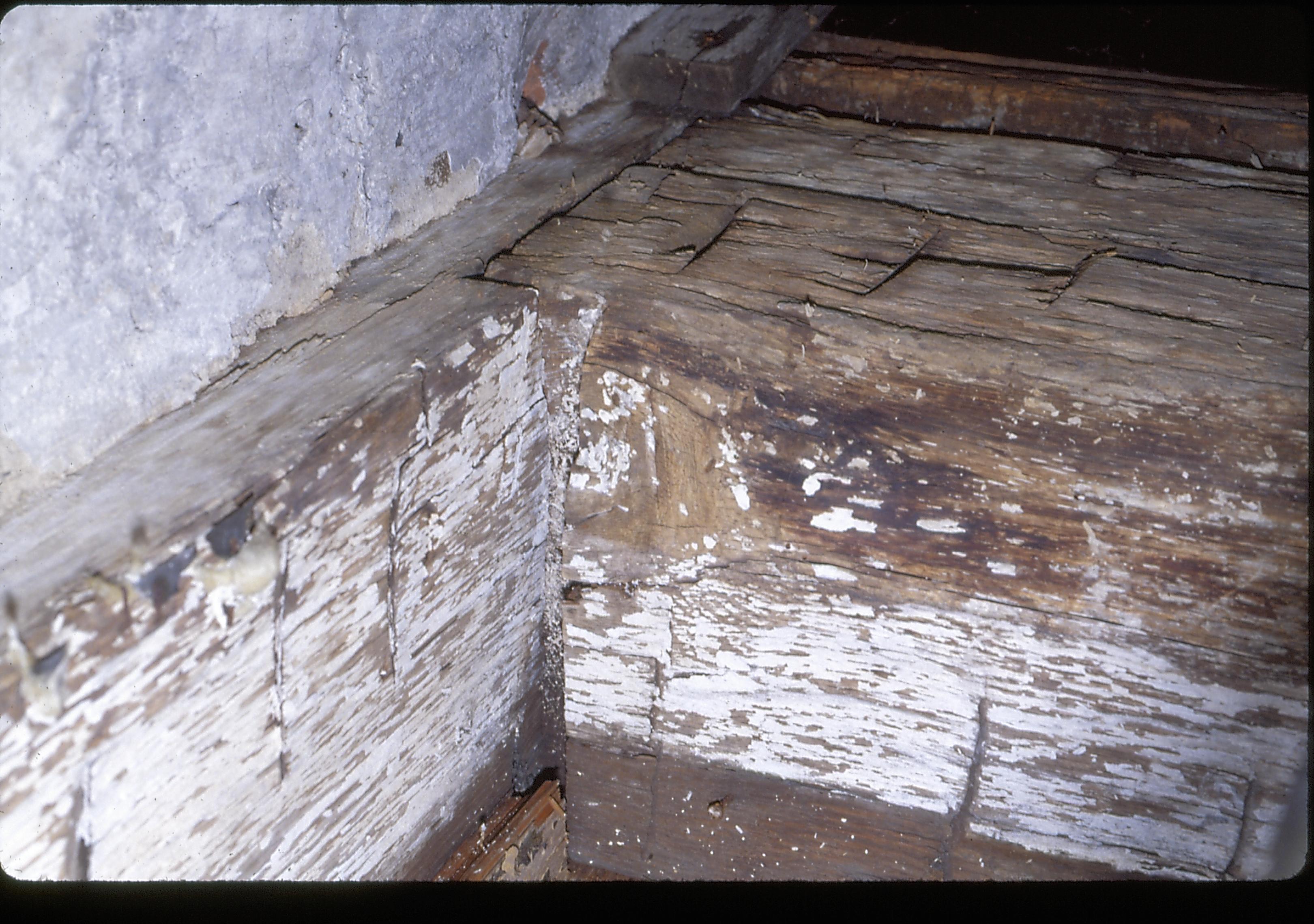 Cellar; original beams LIHO NHS- Arnold House, 23 Arnold House