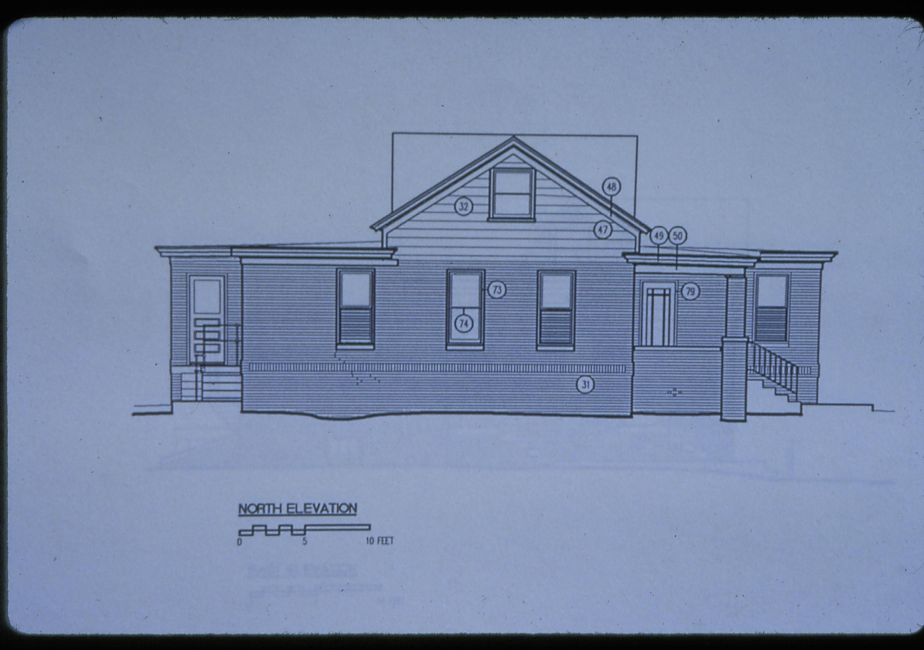 Arnold House plans, Historic Structure Report LIHO NHS- Arnold House, Historic Structure Report, 25, CAT Arnold House, report