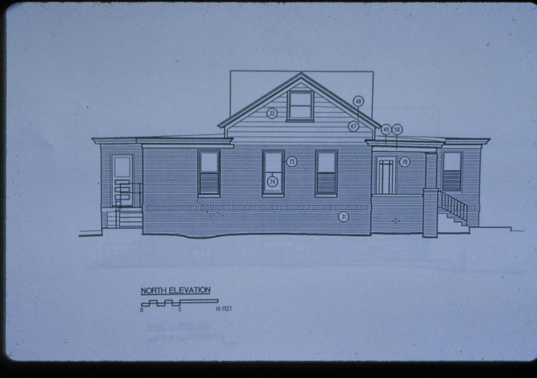 Profile Plan Drawing, Historic Structure Report LIHO NHS- Arnold House, Historic Structure Report, 46 Arnold House, report