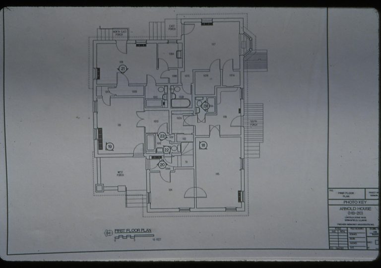 Arnold House Historic Structure Report, floor plan LIHO NHS- Arnold House, Historic Structure Report, 48, 29 Arnold House, report