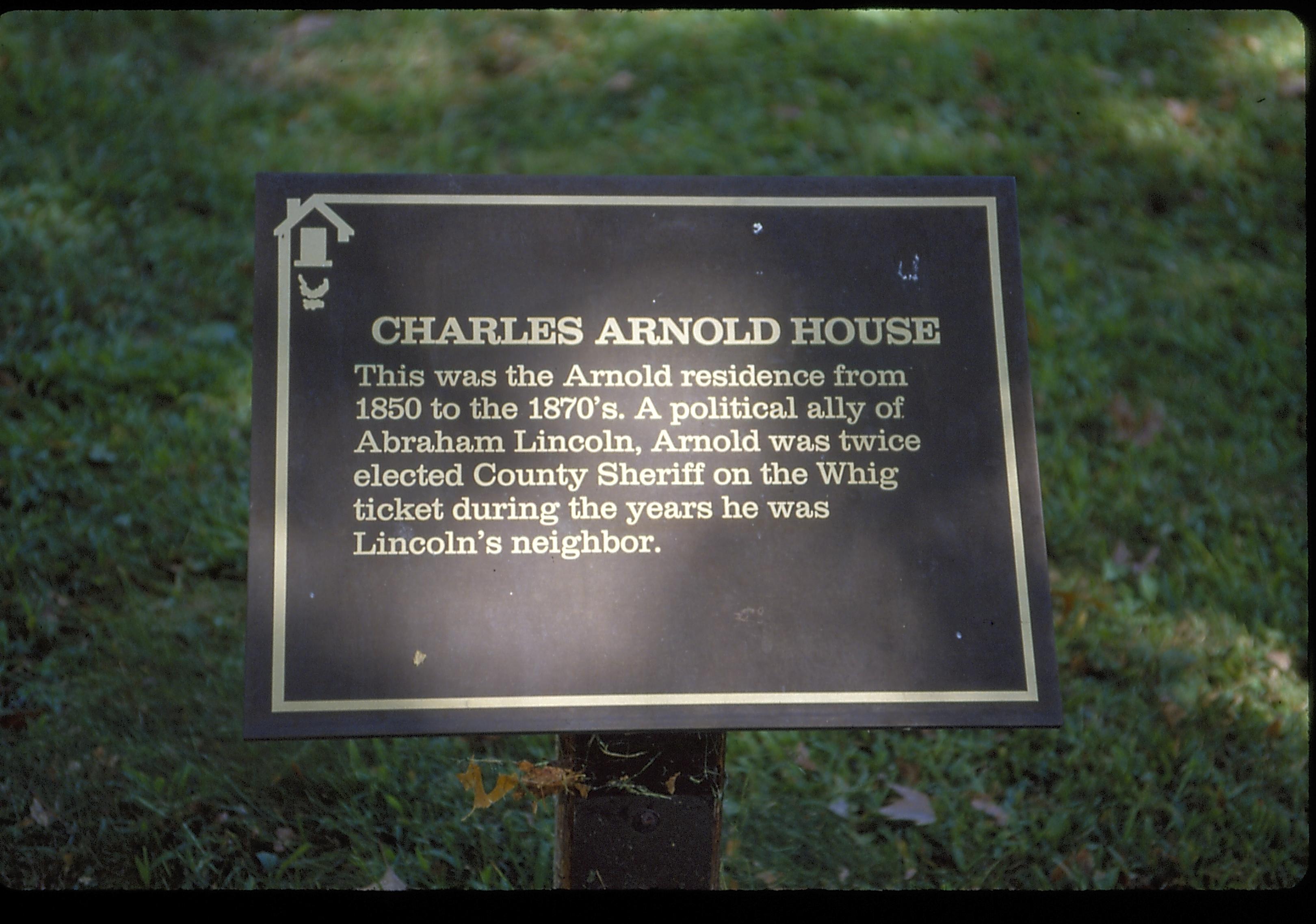 Arnold House, sign LIHO NHS- Arnold House, 15 Arnold House, renovation