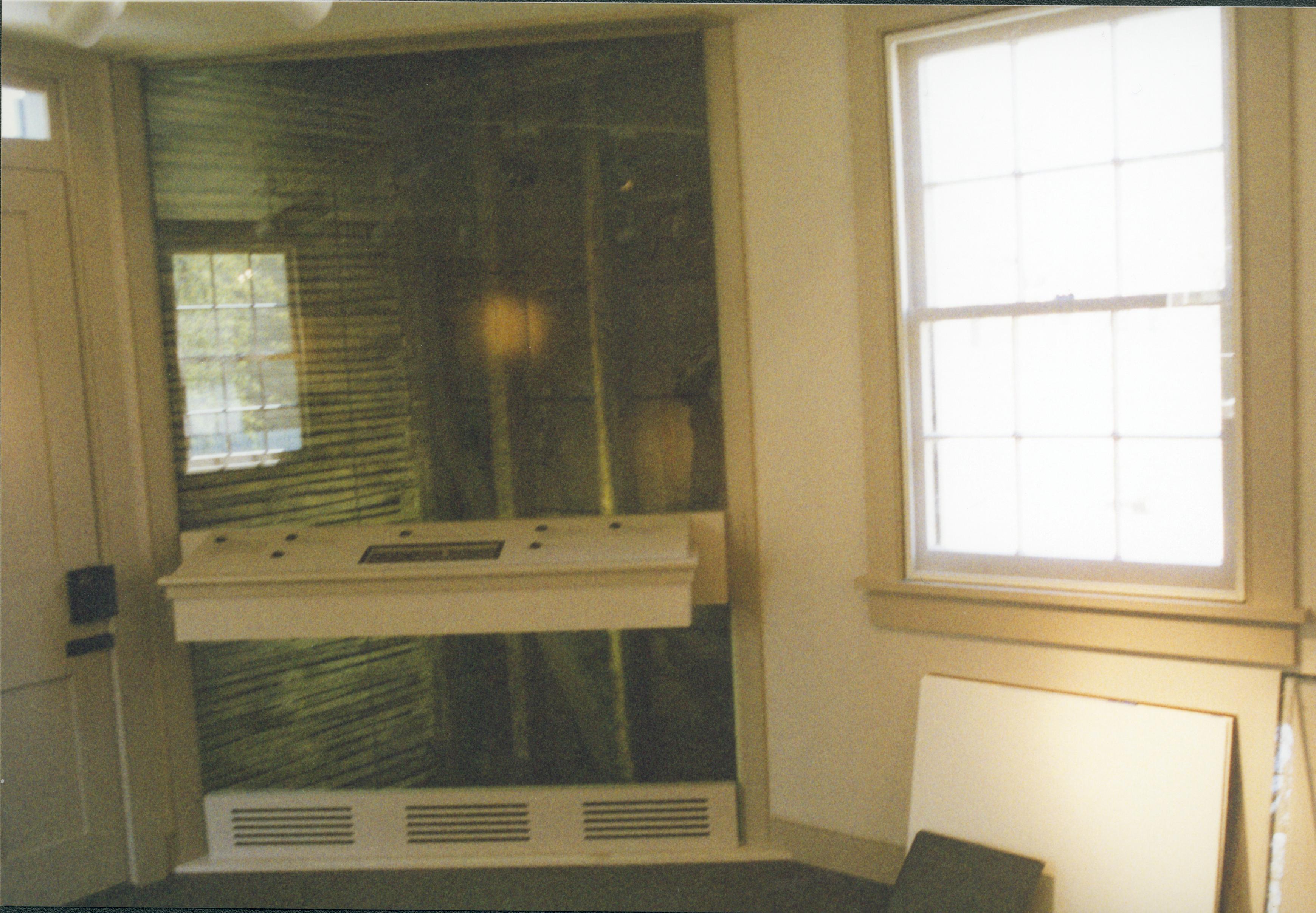 Room 101, Lathe and lasers LIHO NHS- Arnold House Exhibit, Roll 2001-3, exp 19 Arnold House, exhibit