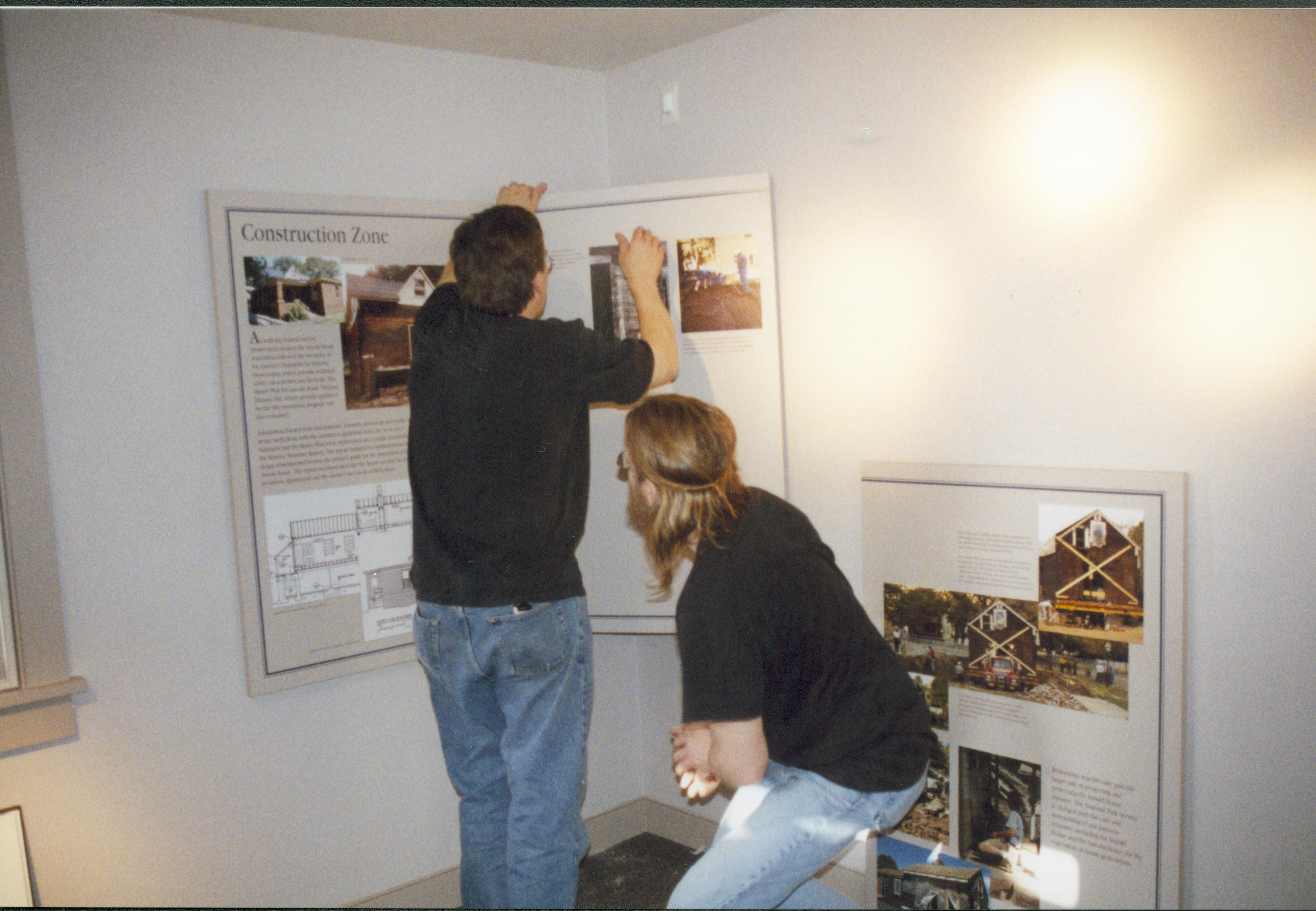 Exhibit 11 Installing LIHO NHS- Arnold House Exhibit, Roll 2001-2, exp 11 Arnold House, exhibit