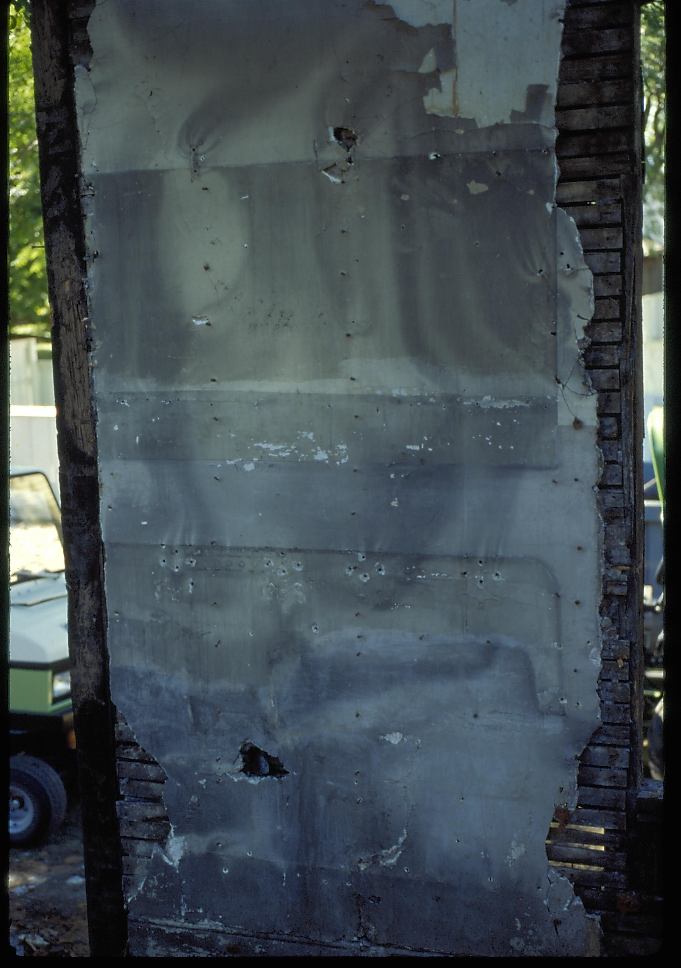 Lath and plaster- Southeast corner LIHO NHS- Arnold House, HS-20 Roll #4 7/23-7/26/96, exp 17 Arnold House, restoration