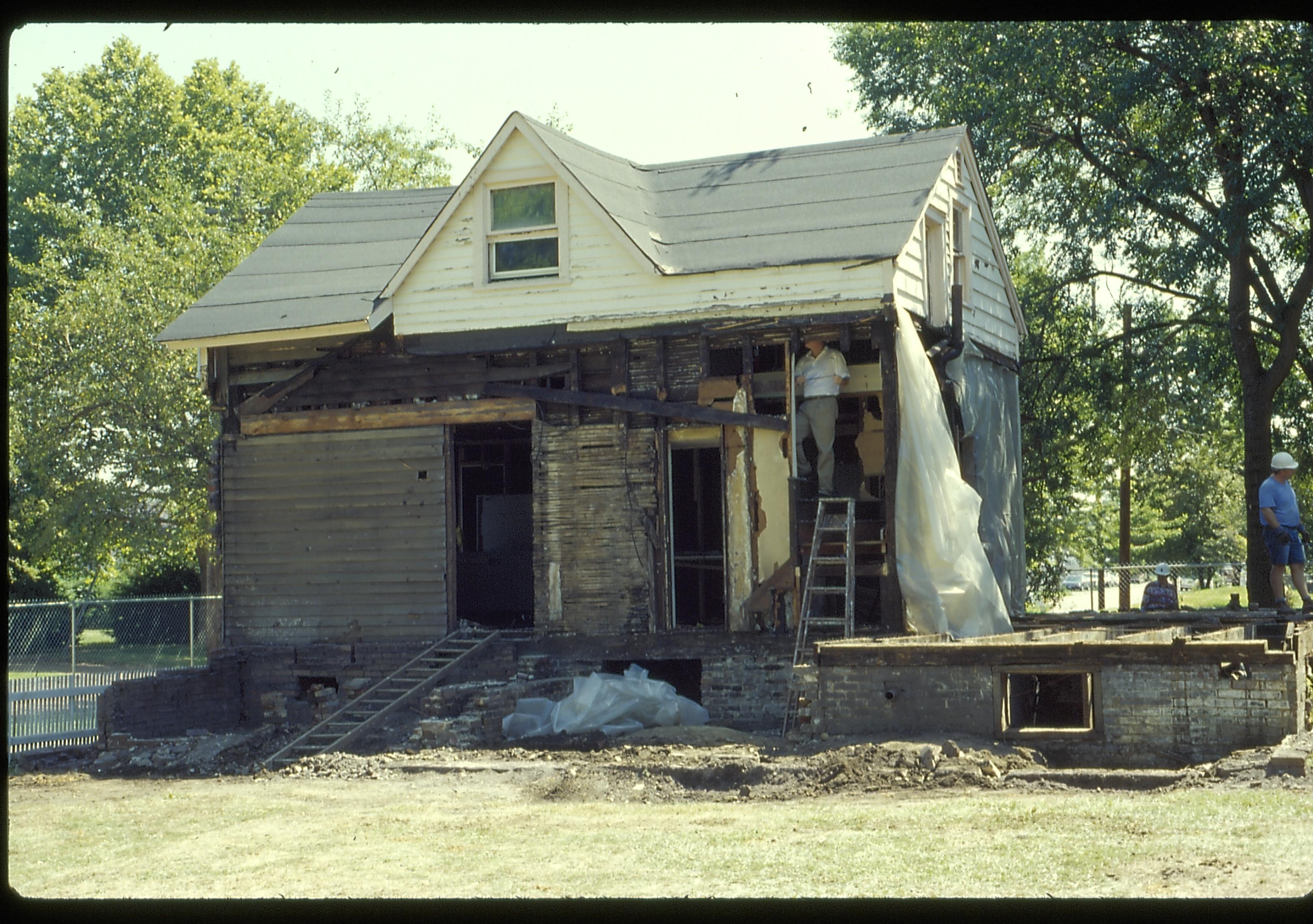 NA LIHO NHS- Arnold House, HS-20 Roll #4 7/23-7/26/96, exp 35 Arnold House, restoration