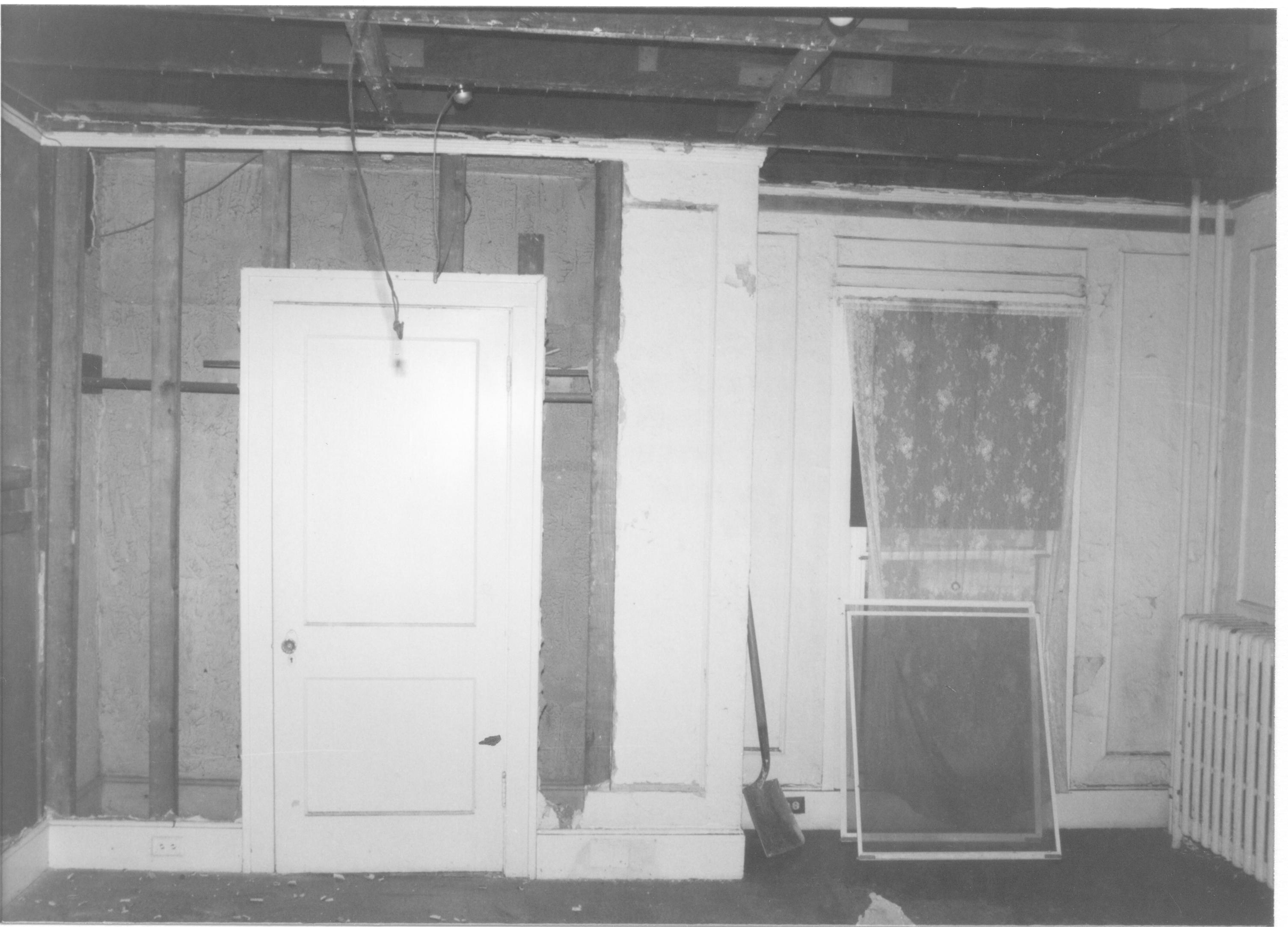 Morse House HS-9 9-14; Room 102, West Elevation Morse House, Interior