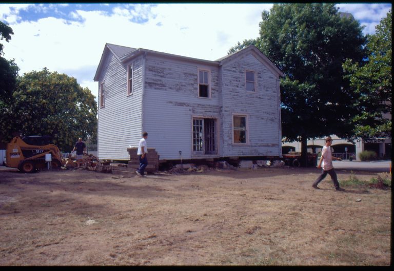 Raising house 13; 1999-9 Morse House, Exterior