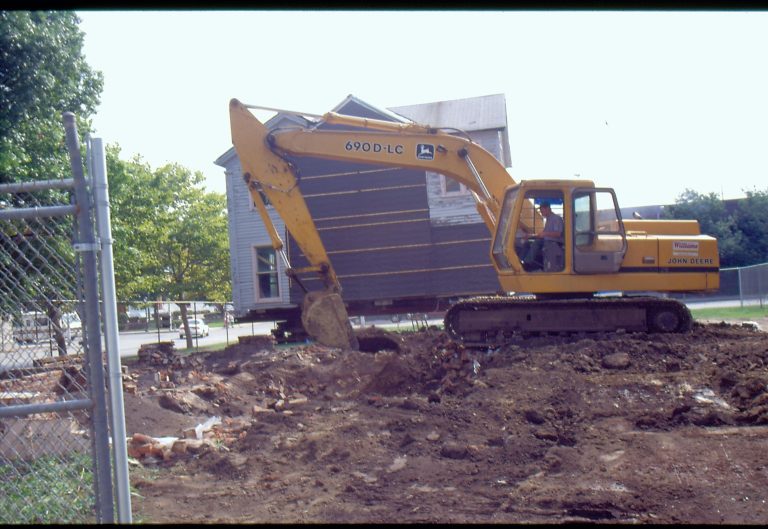 heavy equipment 29; 1999-9 Morse House, Exterior