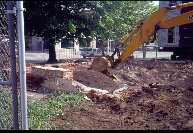heavy equipment 32; 1999-9 Morse House, Exterior