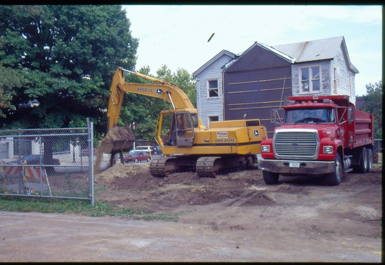 heavy equipment 33; 1999-9 Morse House, Exterior