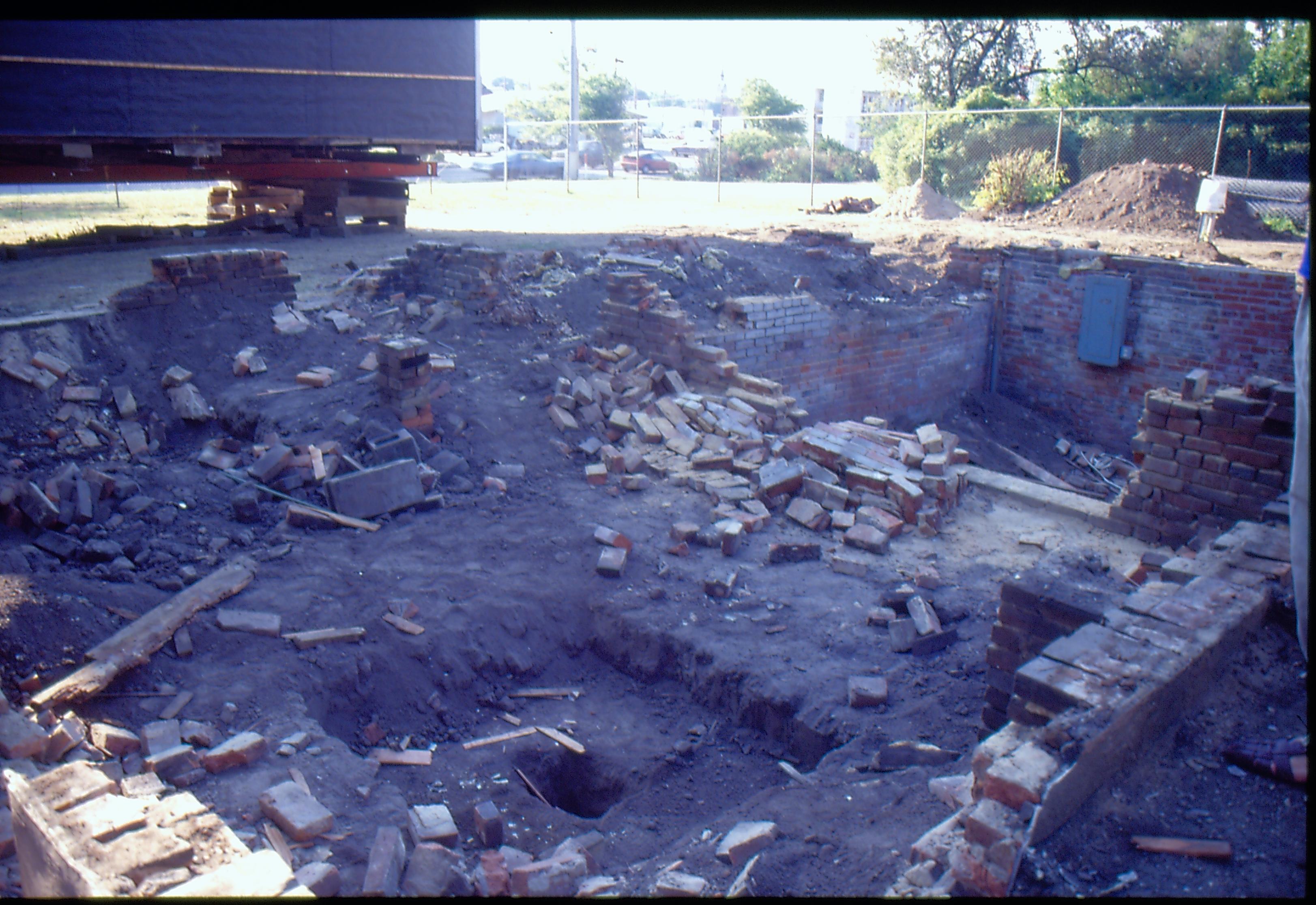 Morse - New Foundation/Excavation 4; 1999-8 Morse House, Exterior, Foundation, Excavation