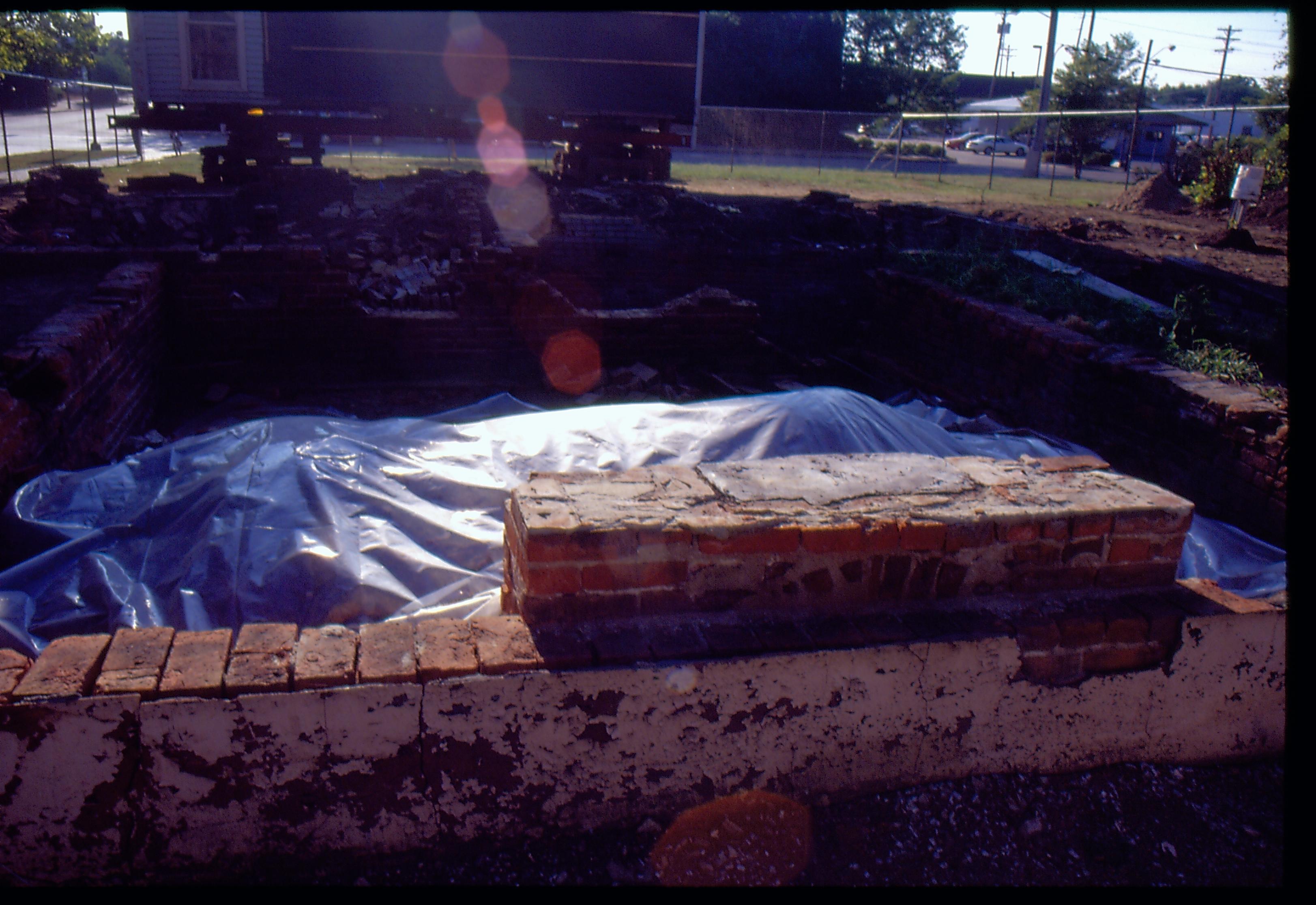 Morse - New Foundation/Excavation 5; 1999-8 Morse House, Exterior, Foundation, Excavation