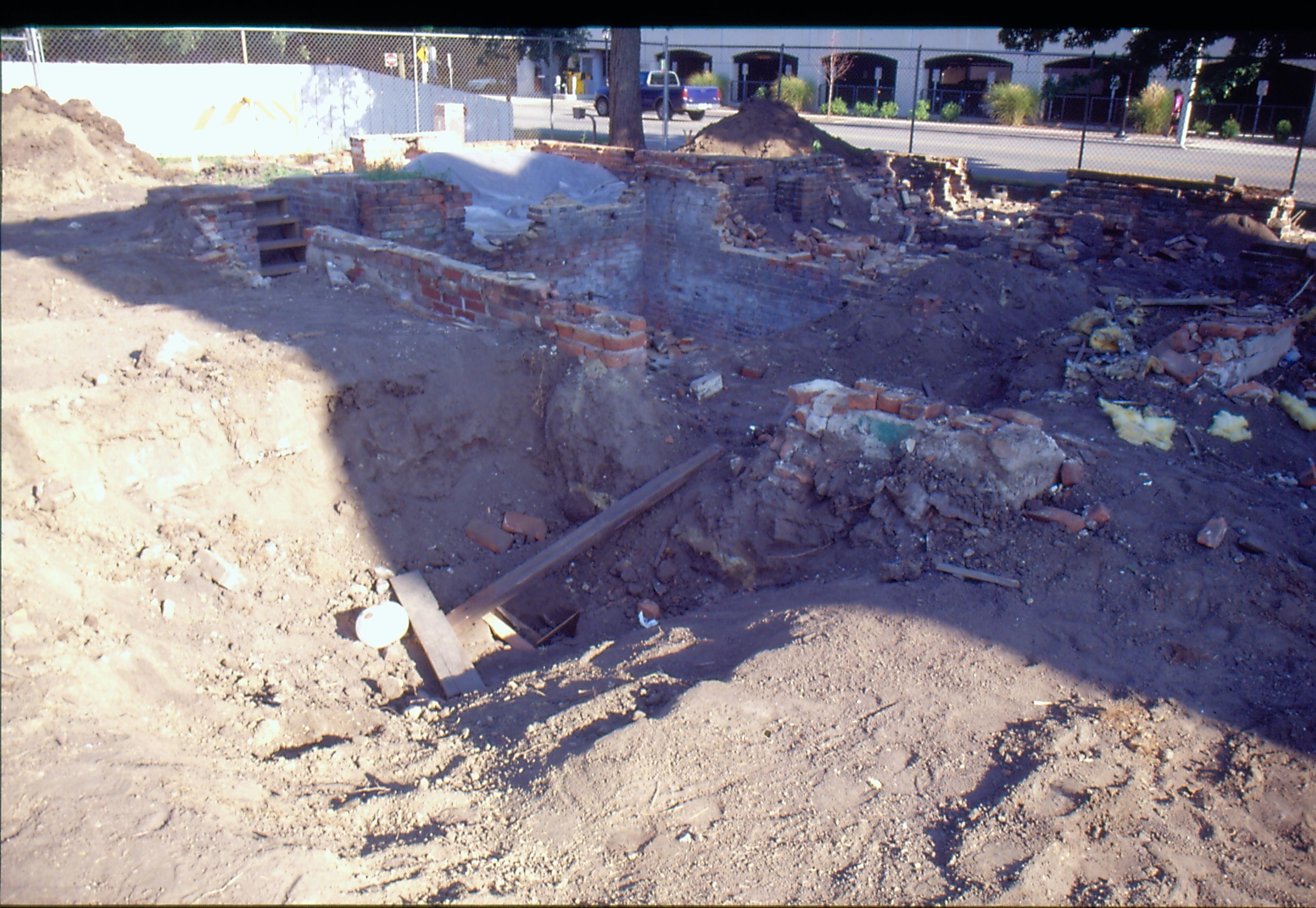 Morse - New Foundation/Excavation 9; 1999-8 Morse House, Exterior, Foundation, Excavation