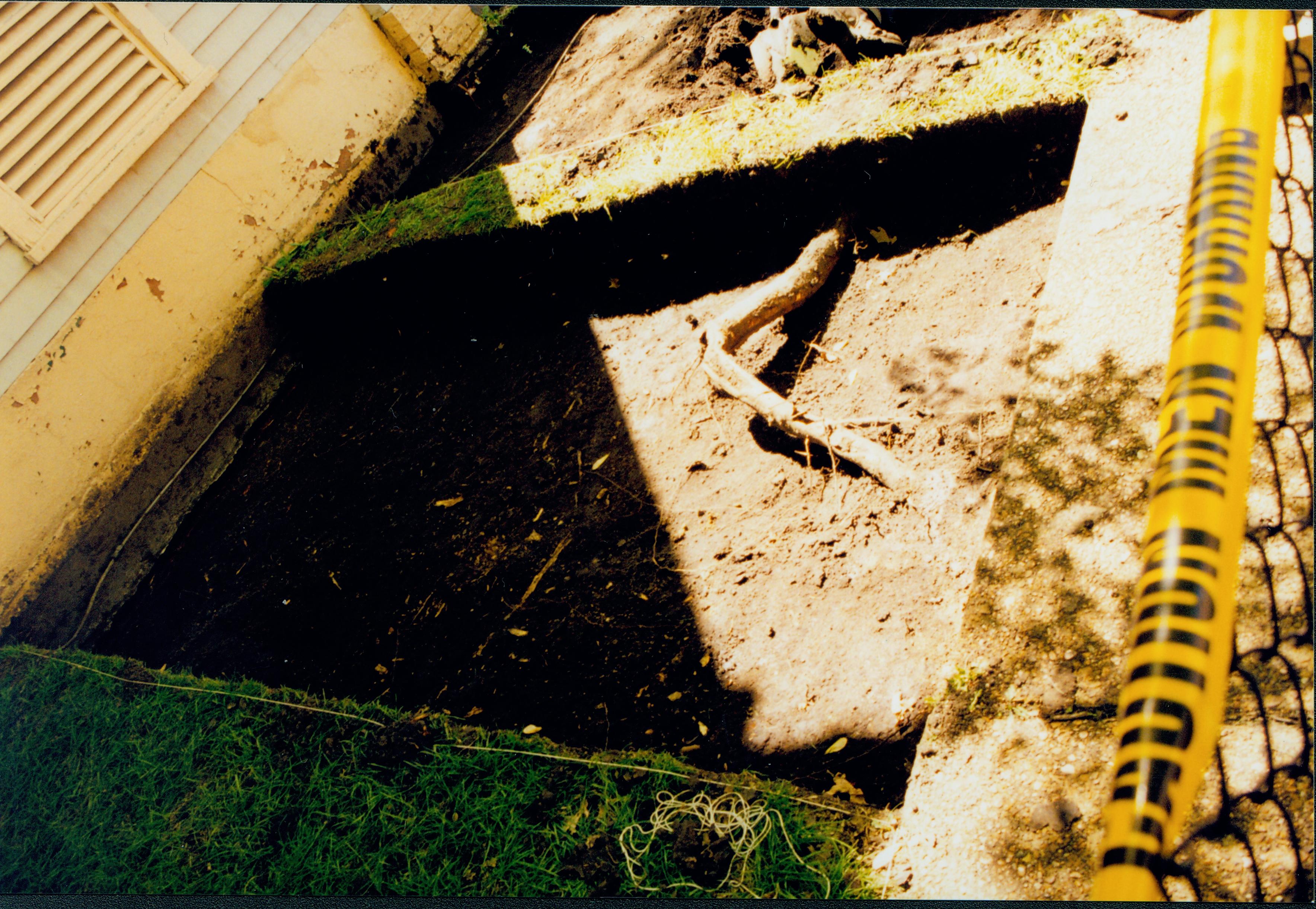 Archeological Excavation 6; 1999-6 Morse House, Exterior, Excavation