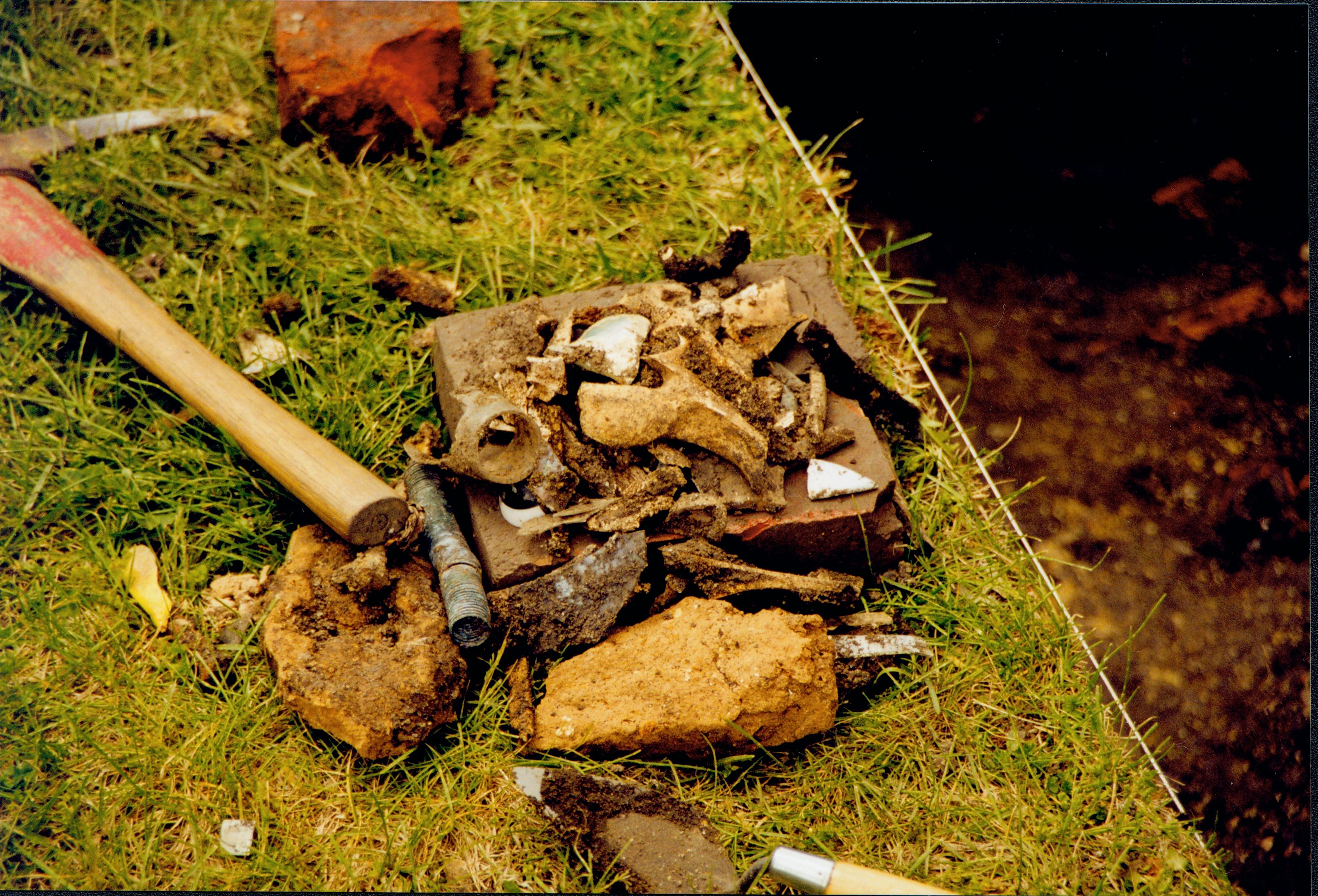 Archeological Excavation 14; 1999-6 Morse House, Exterior, Excavation