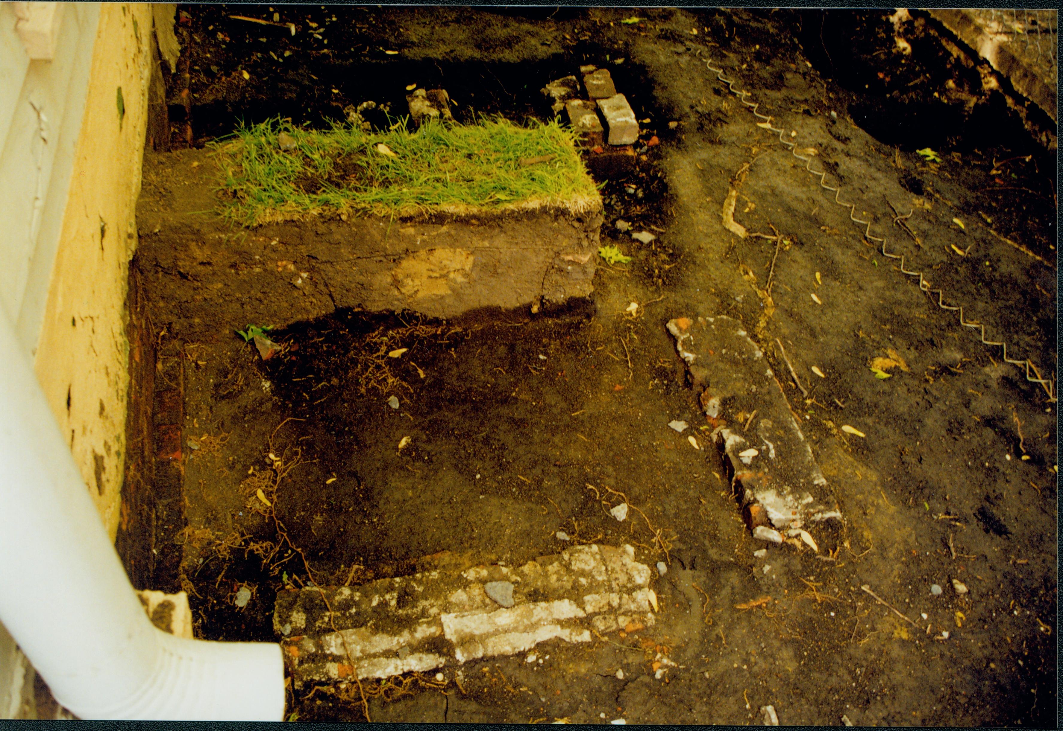 Archeological Excavation 18; 1999-6 Morse House, Exterior, Excavation