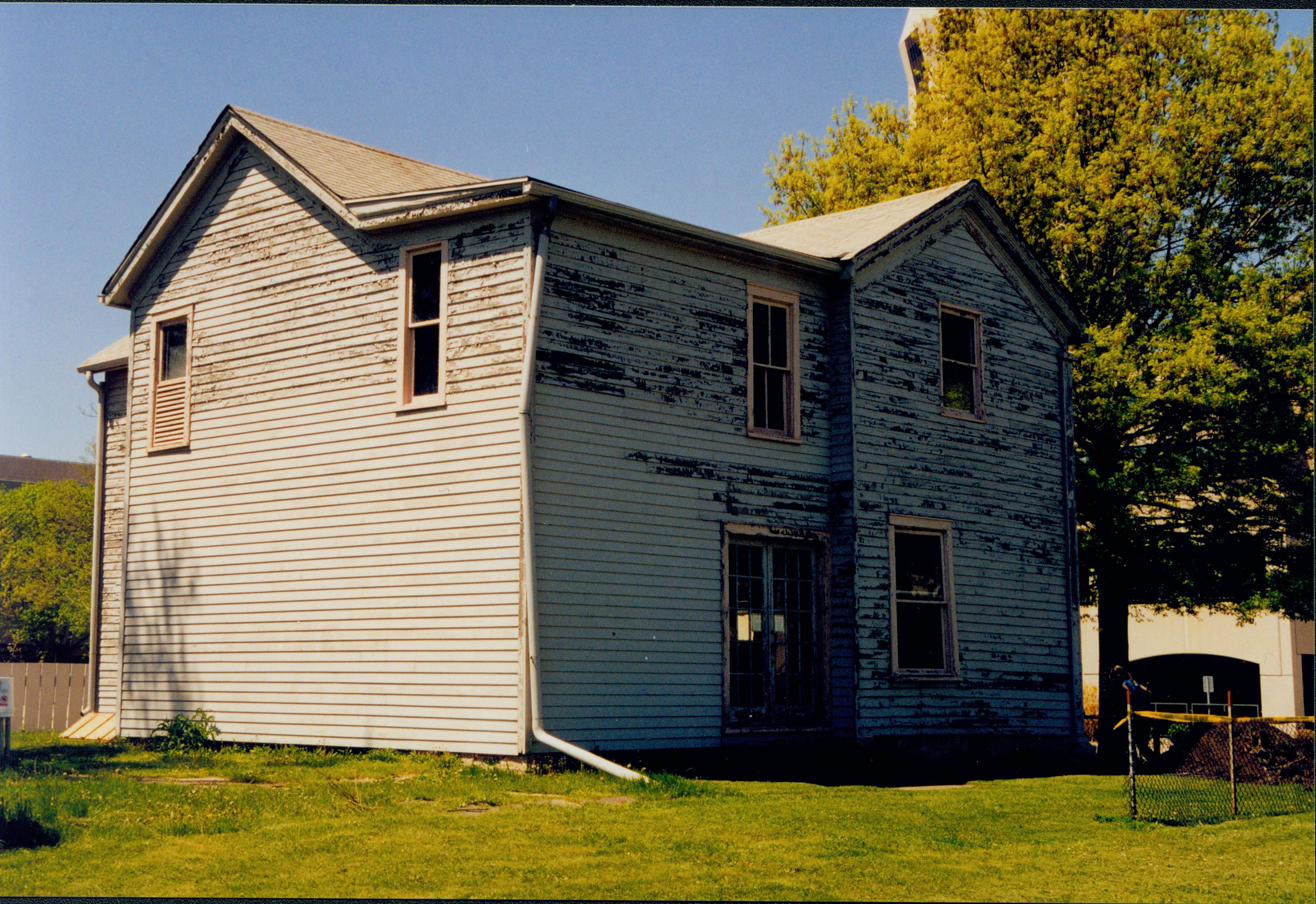 Existing structure - Exterior 18; 1999-5 Morse House, Exterior, Excavation