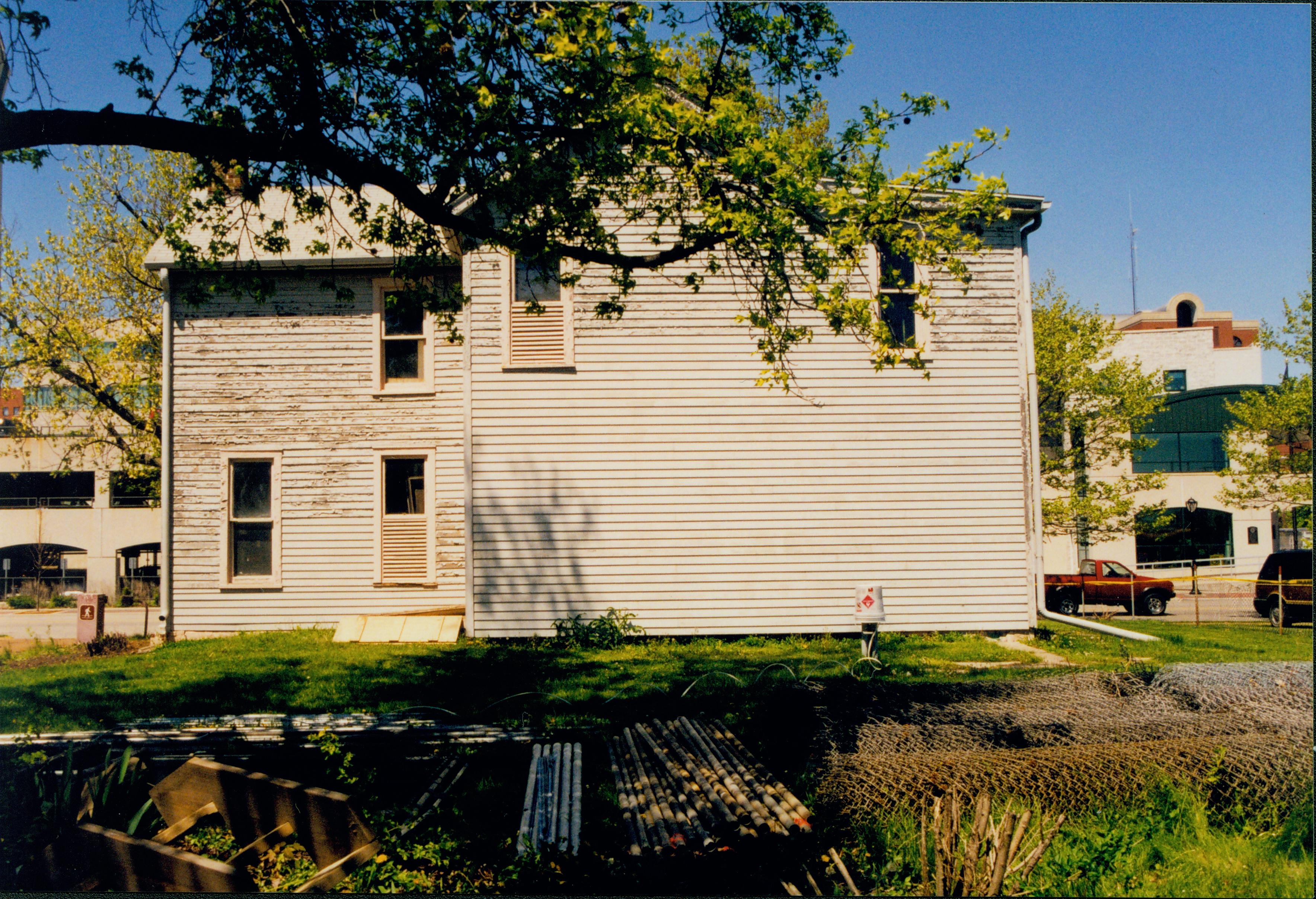 Existing structure - Exterior 20; 1999-5 Morse House, Exterior, Excavation