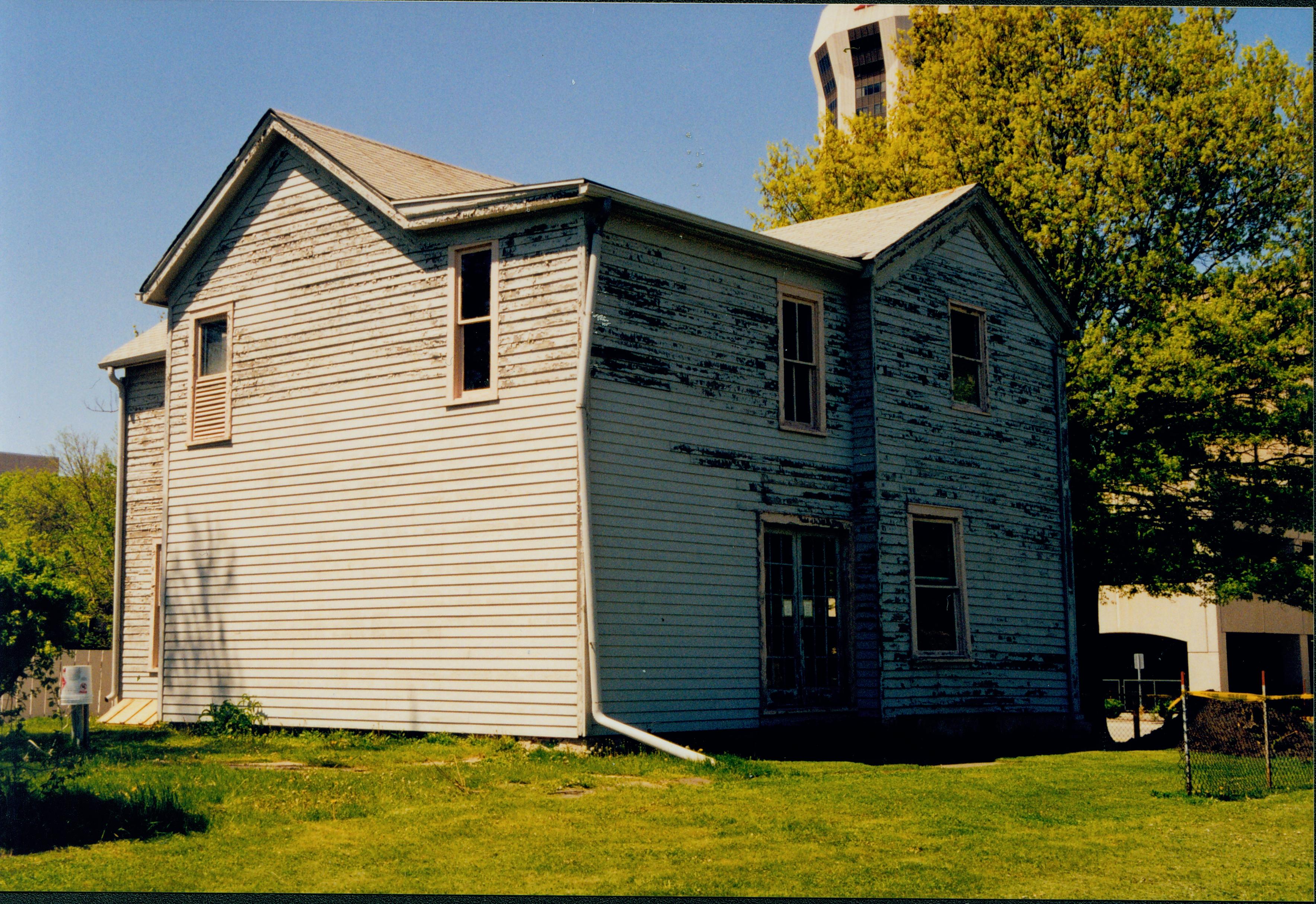 Existing structure - Exterior 21; 1999-5 Morse House, Exterior, Excavation