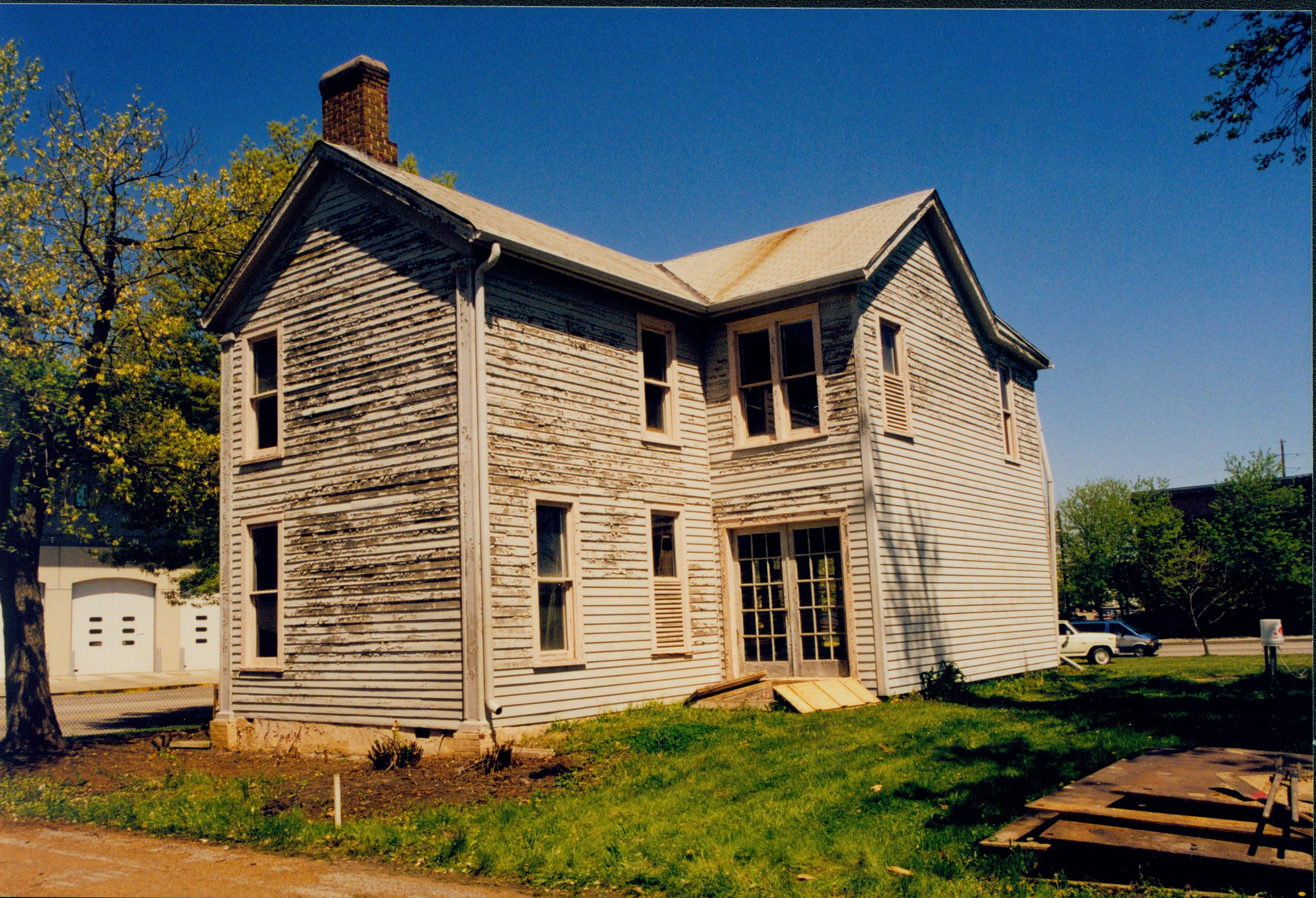 Existing structure - Exterior 23; 1999-5 Morse House, Exterior, Excavation