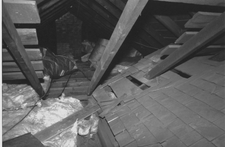 NA Morse House, LIHO-NHS, File #14, Attic Morse House, Interior, Restoration