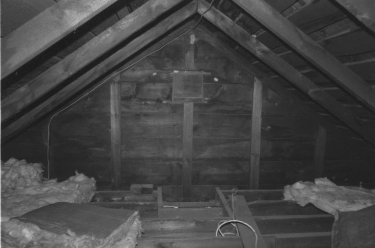 NA Morse House, LIHO-NHS, File #14, Attic Morse House, Interior, Restoration