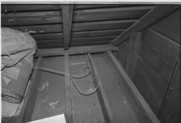 NA Morse House, LIHO-NHS, File #14, Attic Morse House, Interior, Restoration