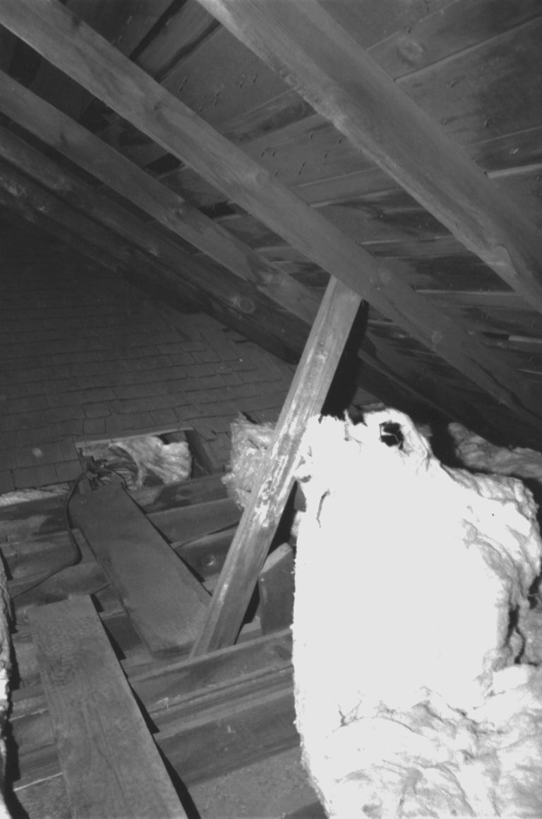 NA Morse House, LIHO-NHS, File #14, Attic Morse House, Interior, Restoration