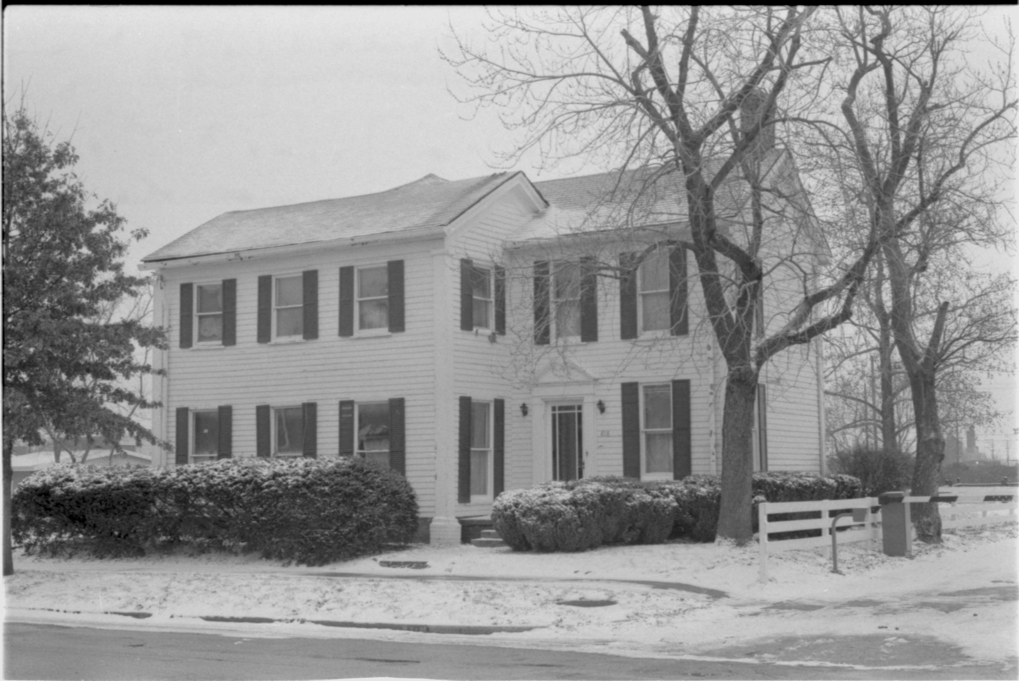 NA Morse House, LIHO-NHS, Neg. File #16 Morse House, Exterior, Restoration