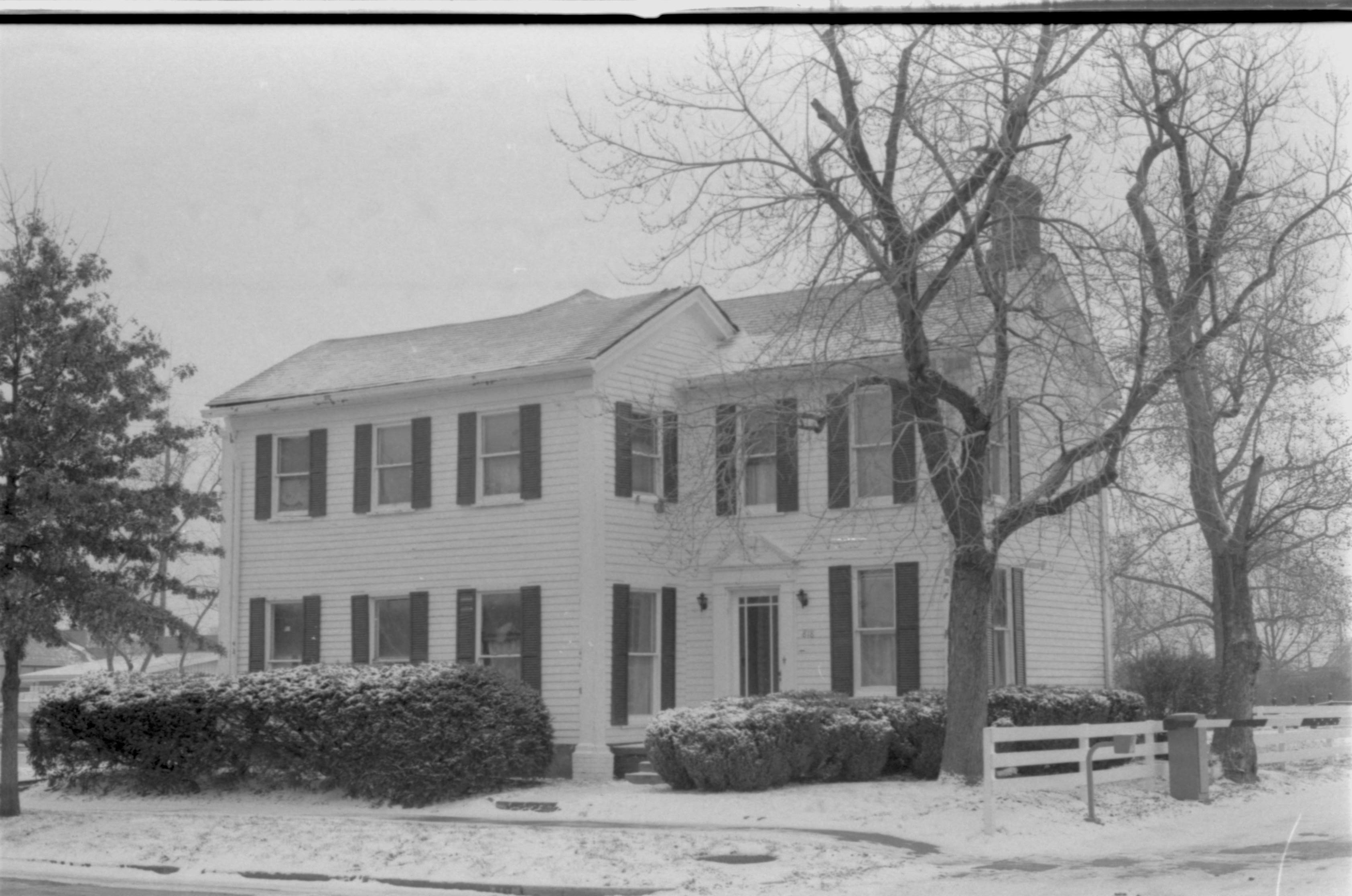 NA Morse House, LIHO-NHS, Neg. File #16 Morse House, Exterior, Restoration