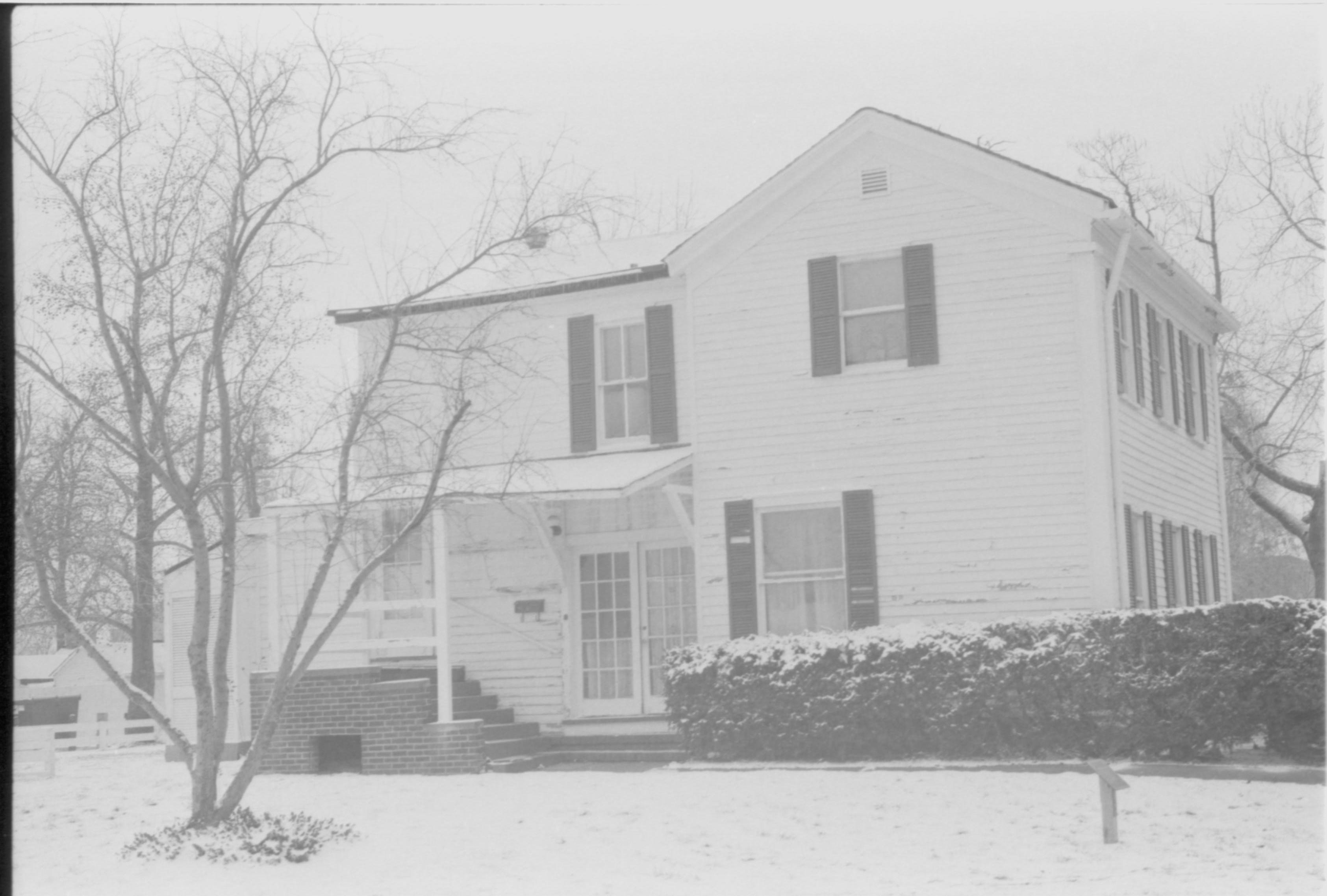 NA Morse House, LIHO-NHS, Neg. File #16 Morse House, Exterior, Restoration