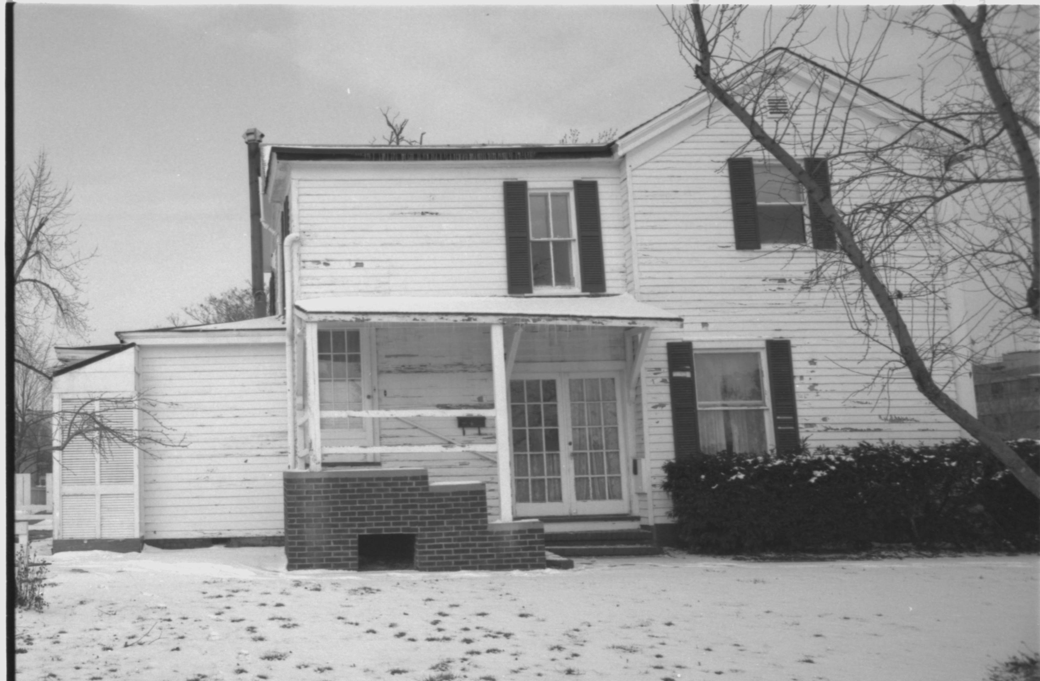 NA Morse House, LIHO-NHS, Neg. File #17 Morse House, Exterior, Restoration