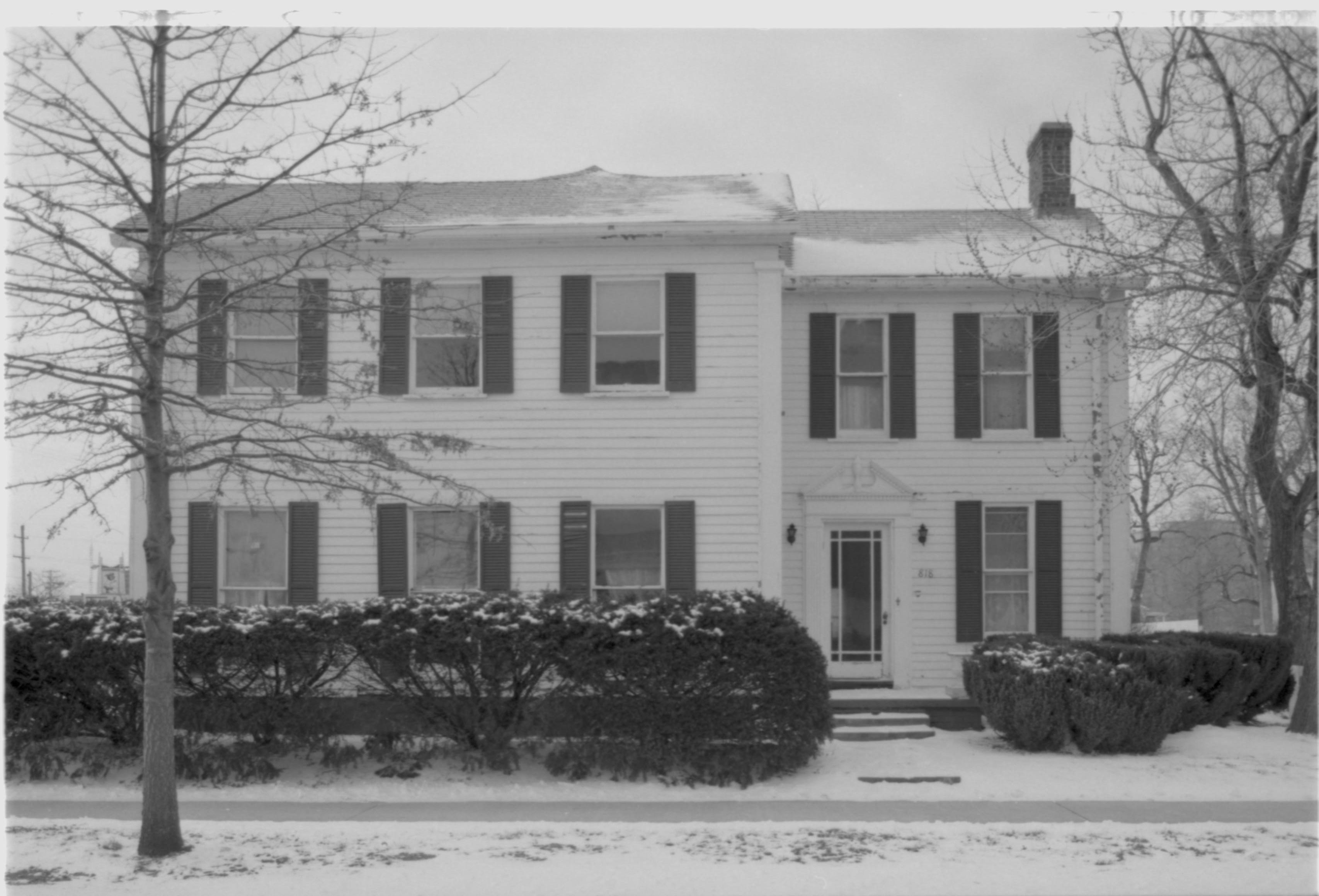 NA Morse House, LIHO-NHS, Neg. File #17 Morse House, Exterior, Restoration