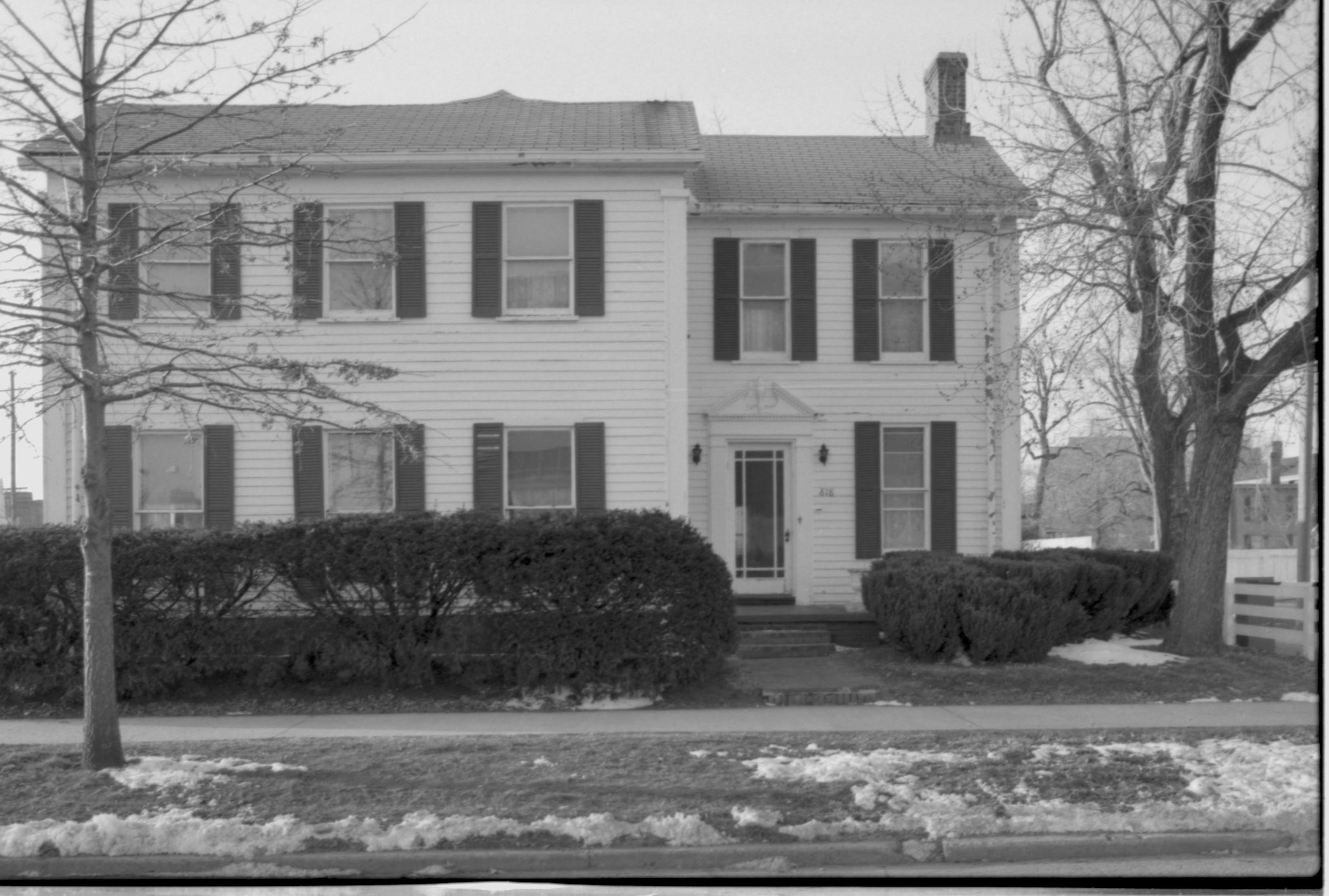 NA Morse House, LIHO-NHS, Neg. File #19 Morse House, Exterior, Restoration
