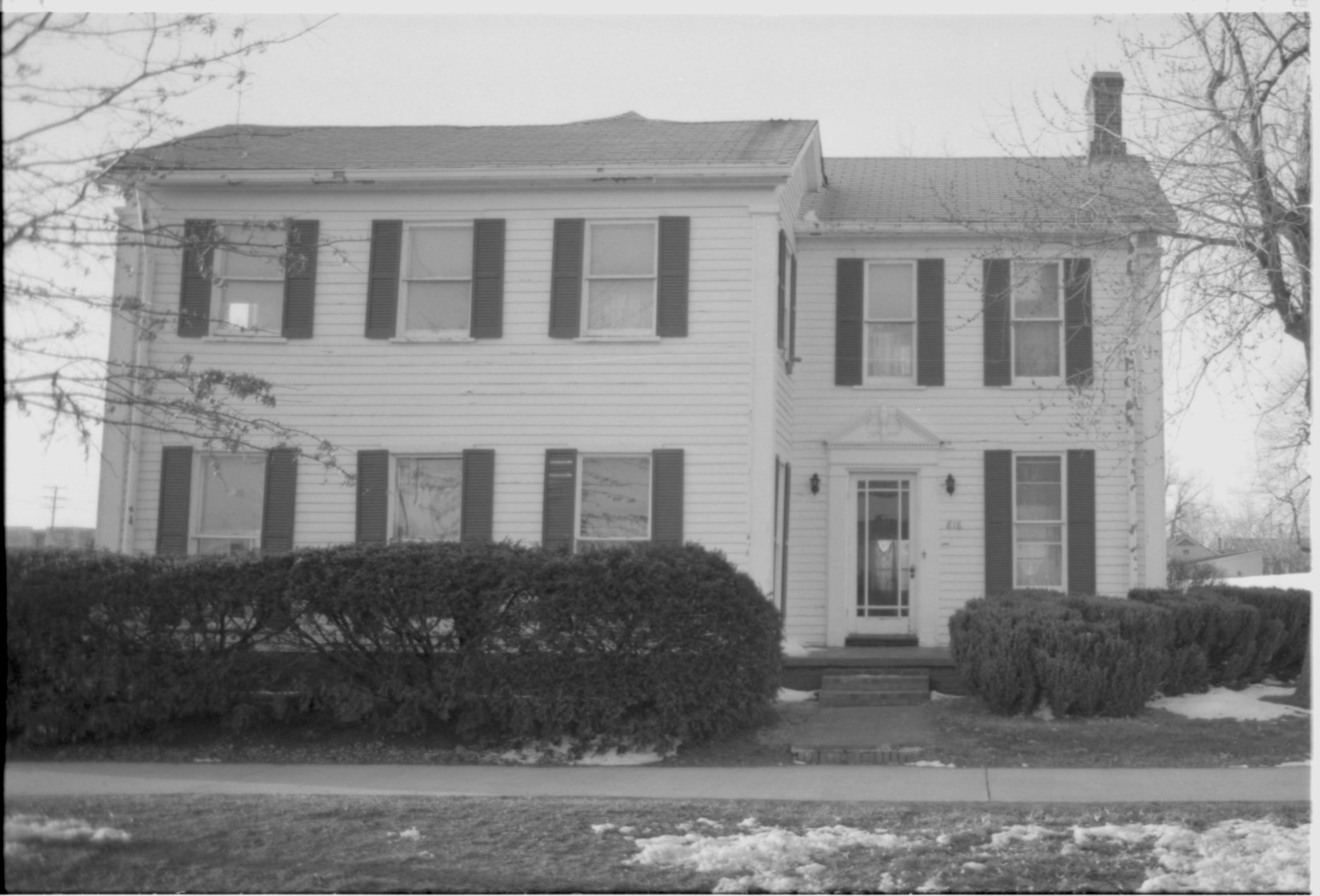 NA Morse House, LIHO-NHS, Neg. File #19 Morse House, Exterior, Restoration