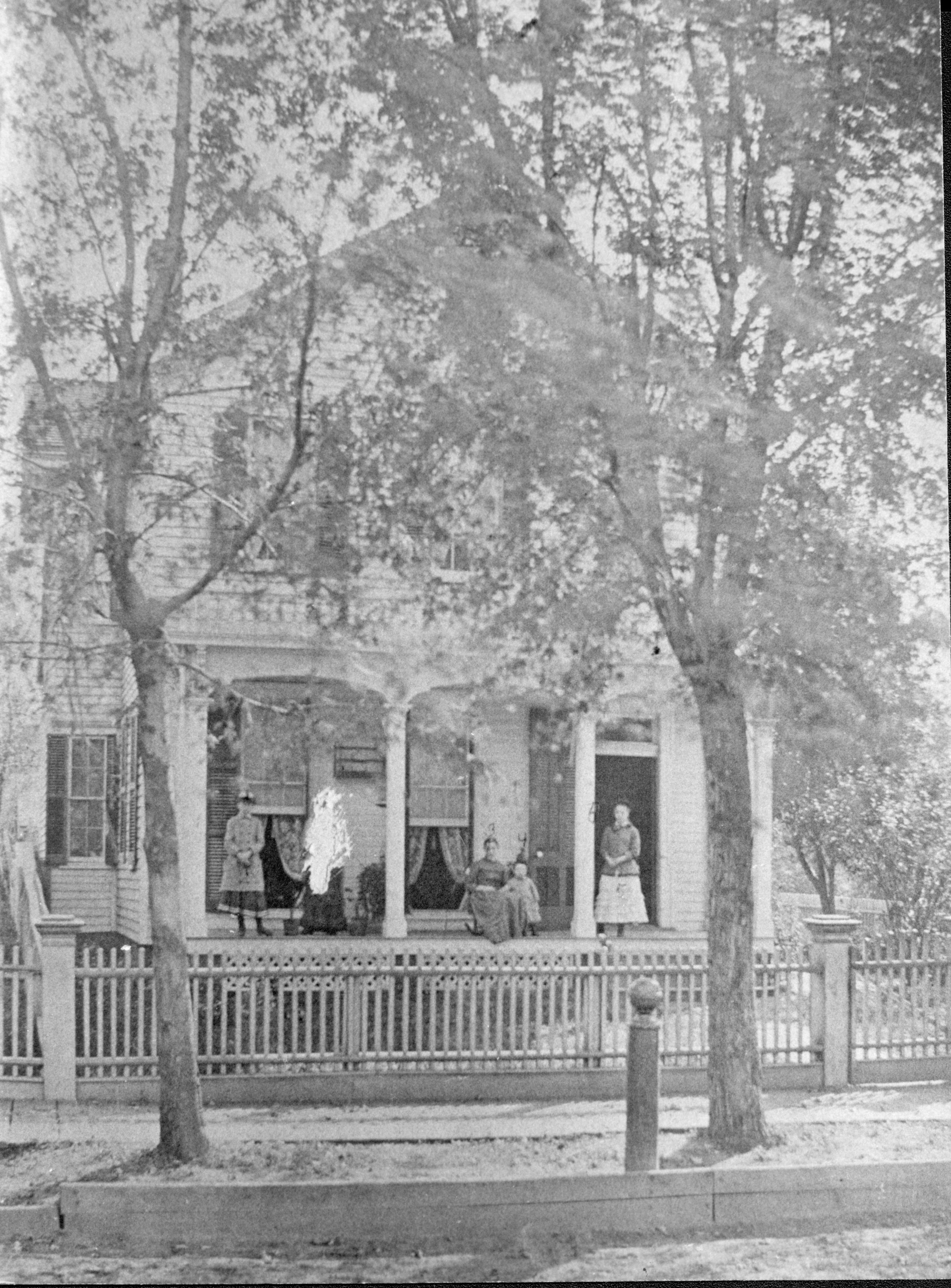 Circa 1884. View from the west-northwest from across the street. Robinson House, Exterior