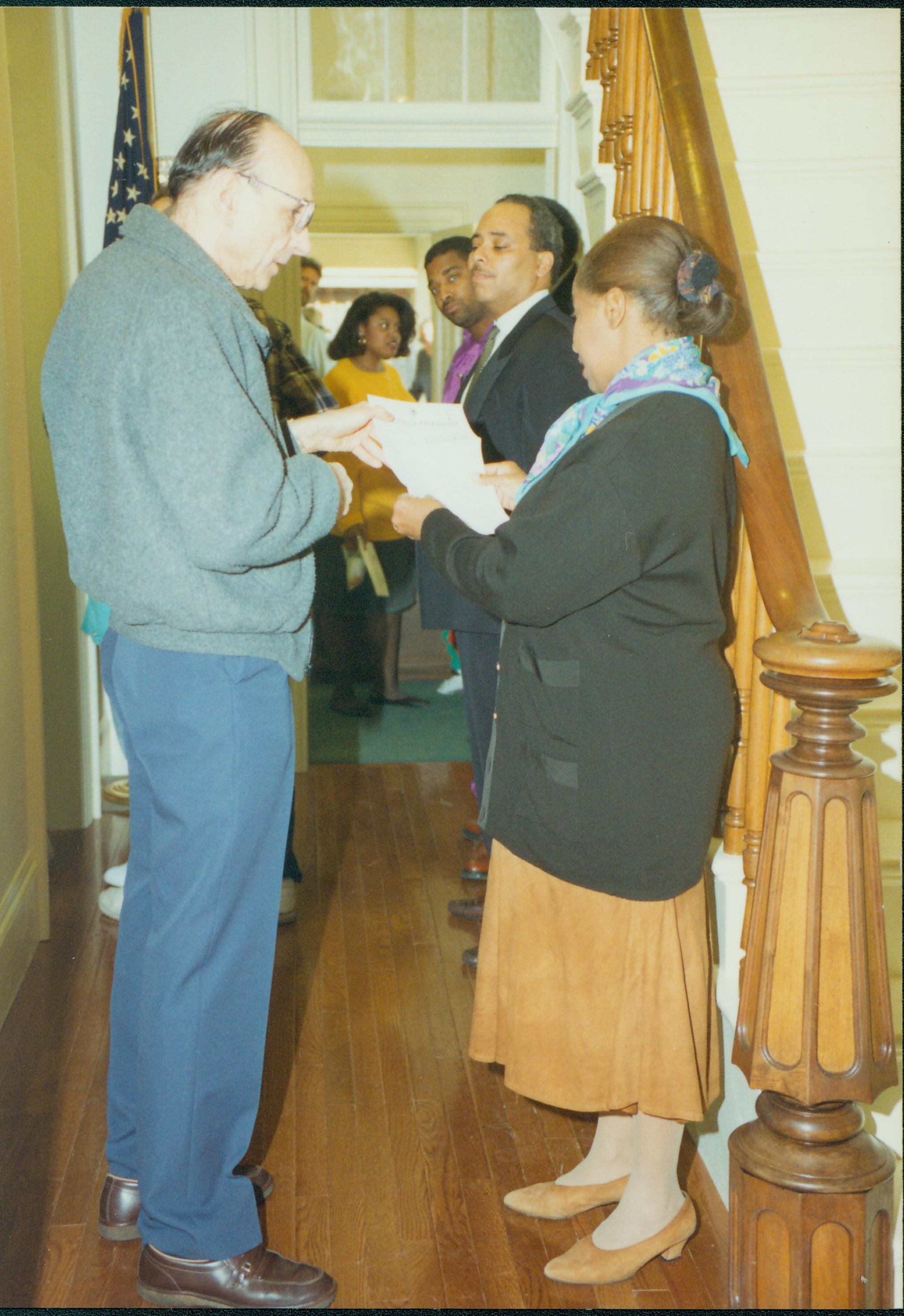 NA Robinson House, Dedication