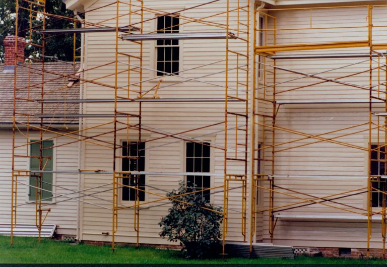 NA Robinson House, Maintenance, Scaffolding