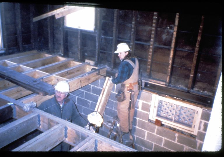 NA Robinson House Restoration Robinson House, Restoration