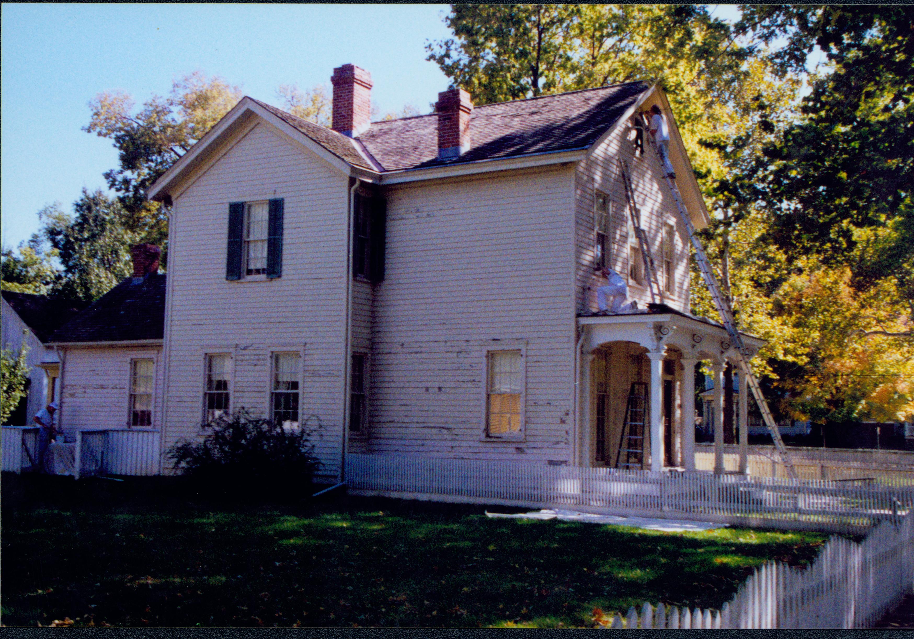 Robinson painting HS10 Robinson, 2000-8; Exp. 9 Robinson House, Exterior, Restoration