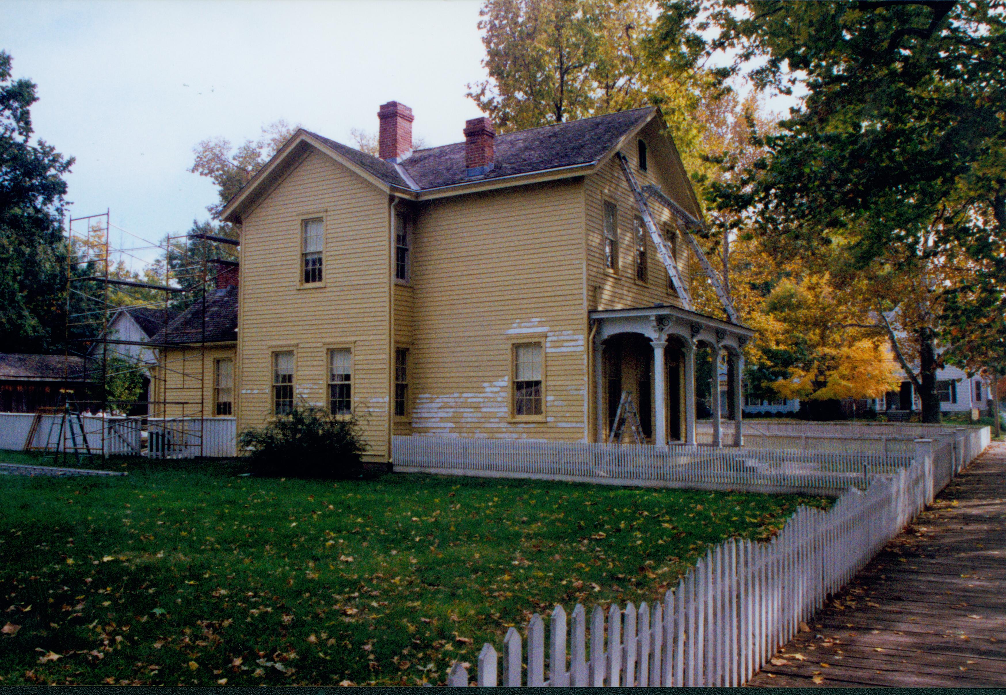 Robinson painting HS10 Robinson, 2000-8; Exp. 15 Robinson House, Exterior, Restoration