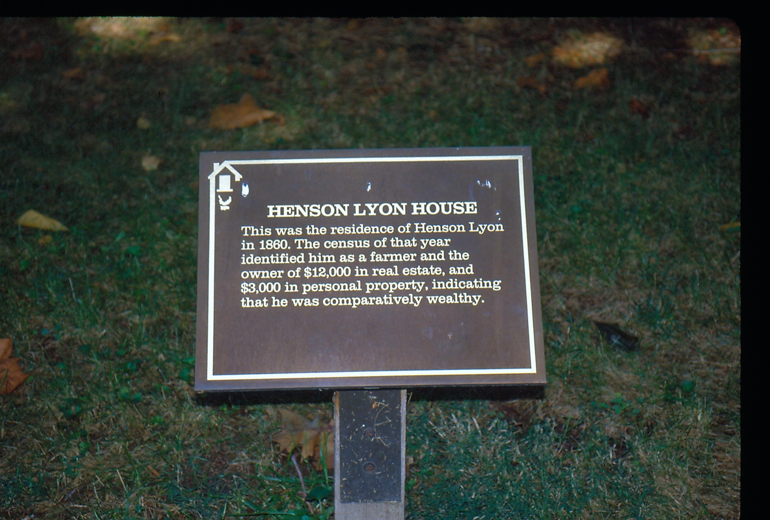 Lyon Sign Lyon House