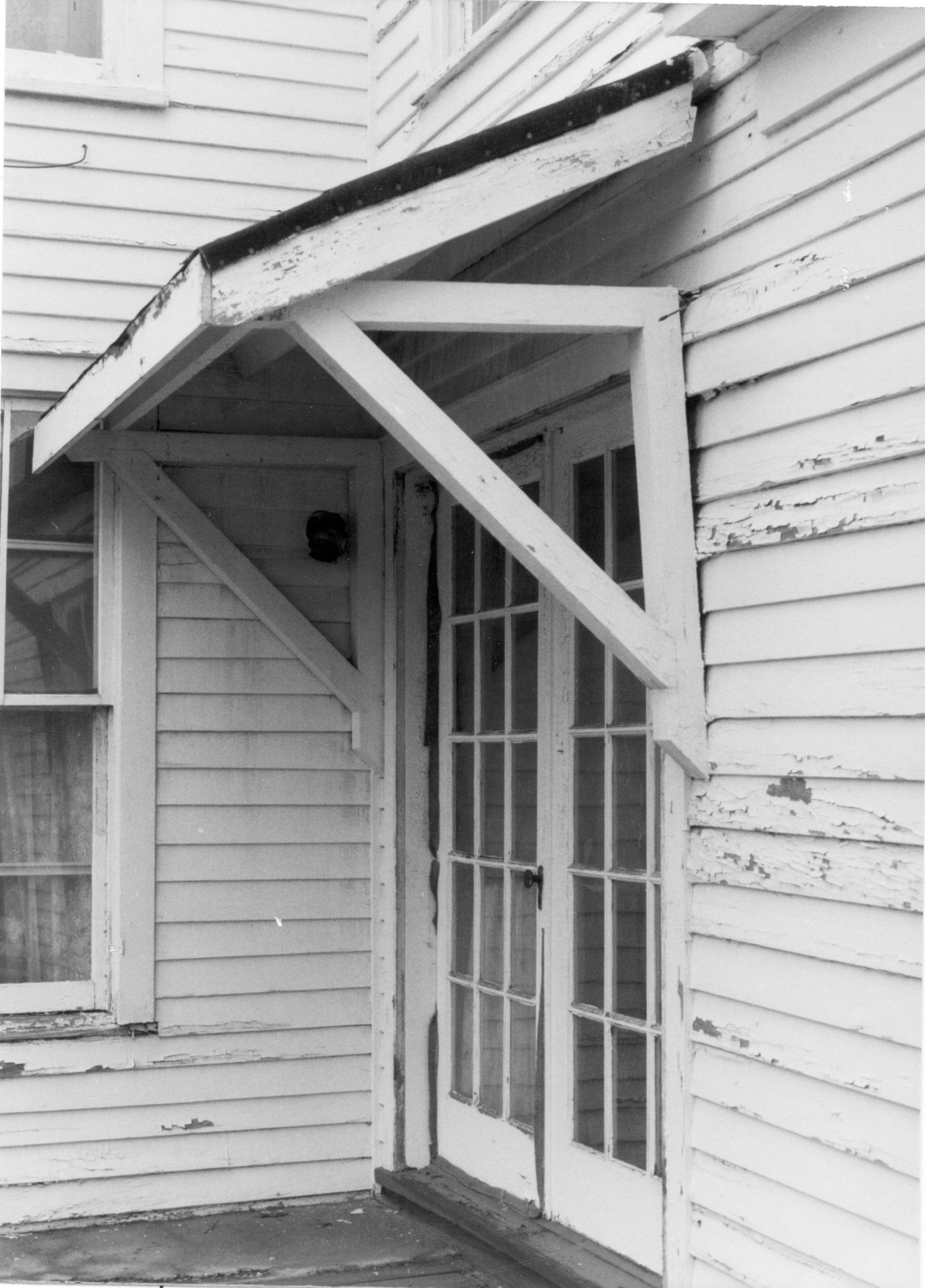 Morse House, HS-9 7-2; West Porch Morse House, Exterior