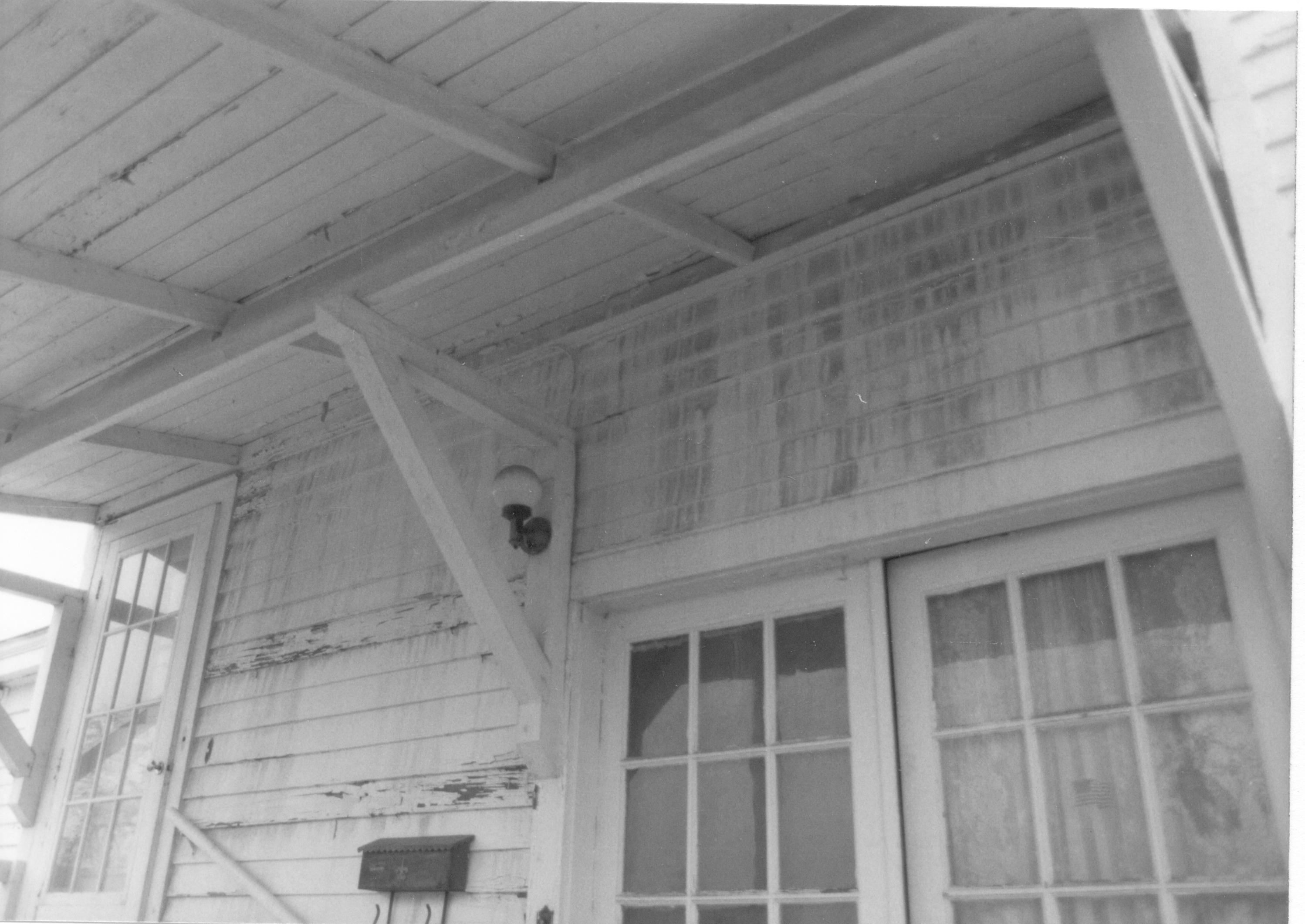 Morse House, HS-9 6-9; East Porch Morse House, Exterior