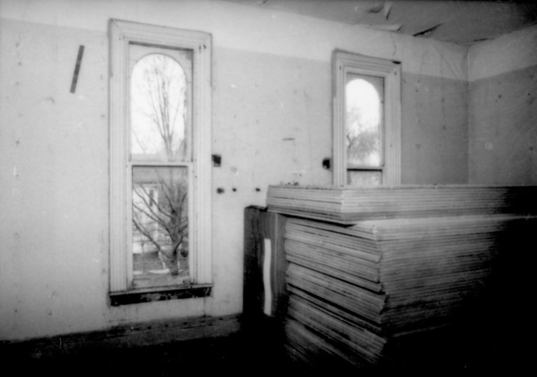Purpose: Document existing conditions before major removals begin; Stuve House, Room 209, south wall Lincoln Home NHS- Stuve House HS-05-005, exp 13 Stuve House, removals